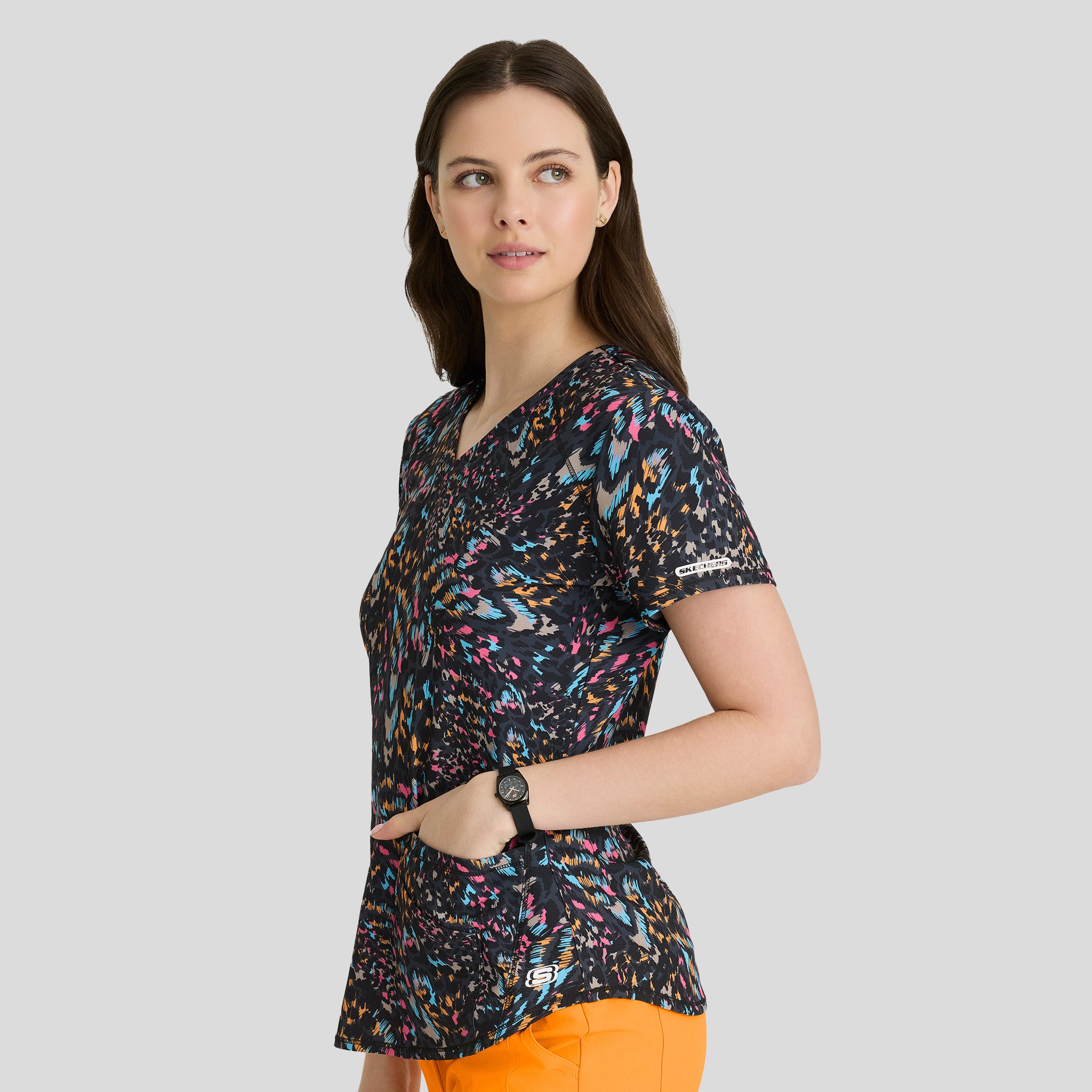 Essence V-Neck Animal Print Top | Animal Wonders