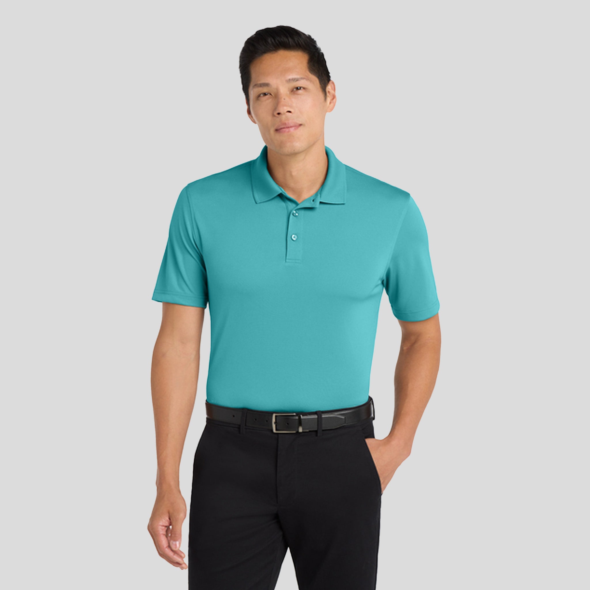 Dry Zoneยฎ UV Micro-Mesh Polo | Aquamarine