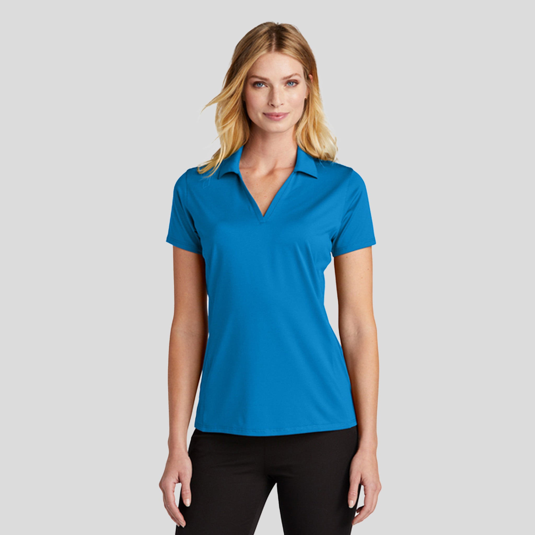 Women's Performance Staff Polo | Brilliant Blue