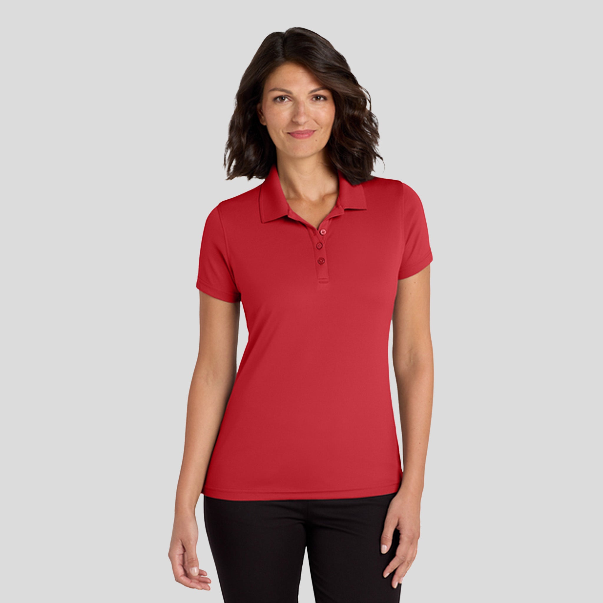 Women's Dry Zoneยฎ UV Micro-Mesh Polo | Rich Red