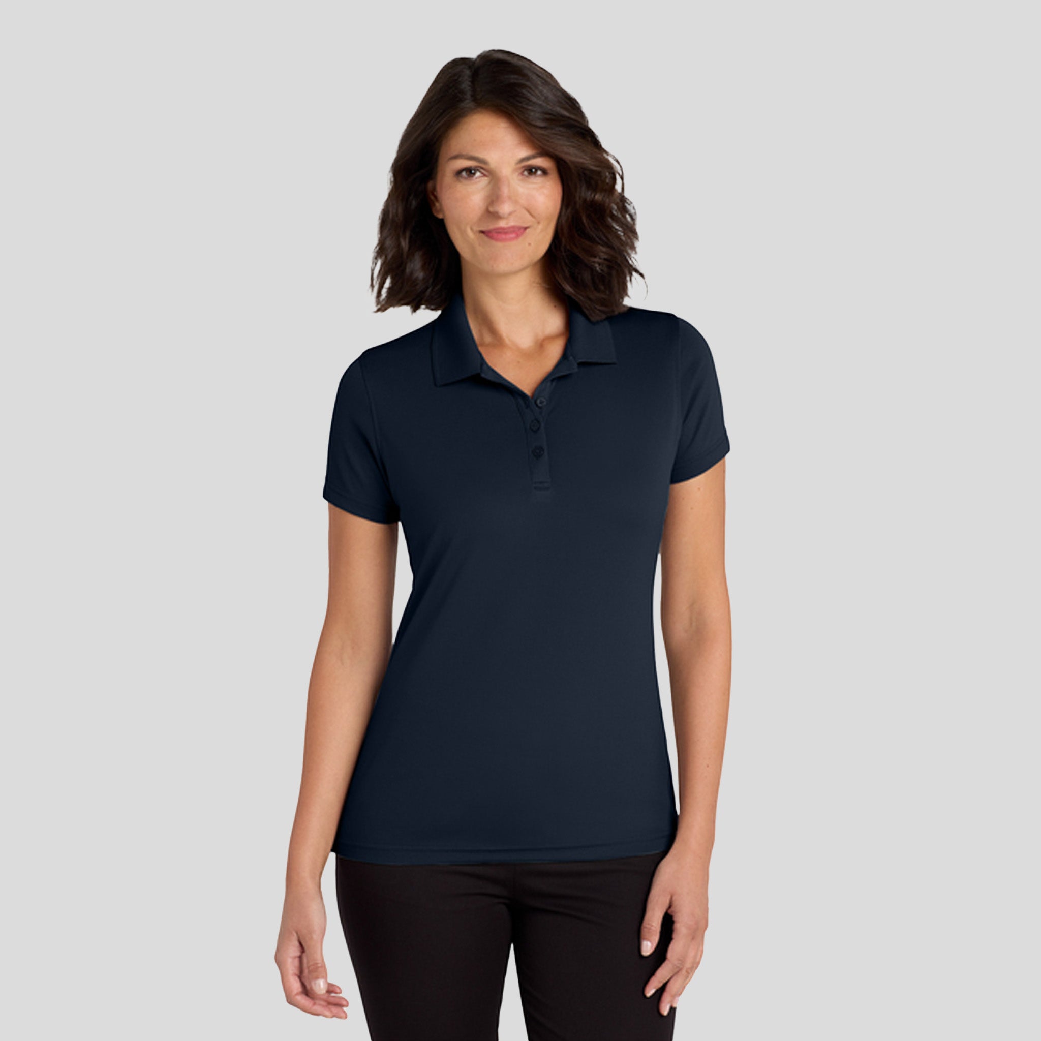 Women's Dry Zoneยฎ UV Micro-Mesh Polo | River Blue Navy