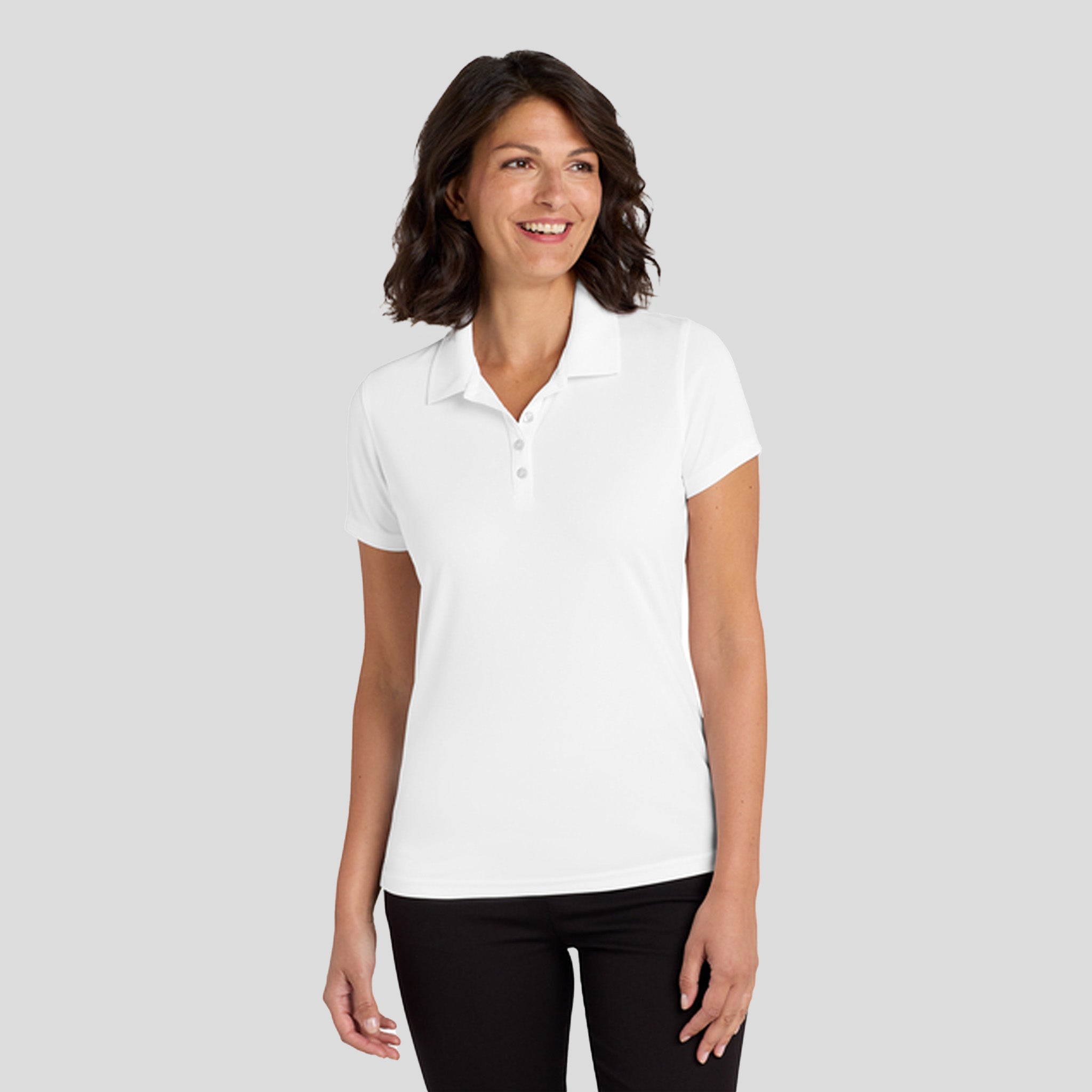 Women's Dry Zoneยฎ UV Micro-Mesh Polo | White