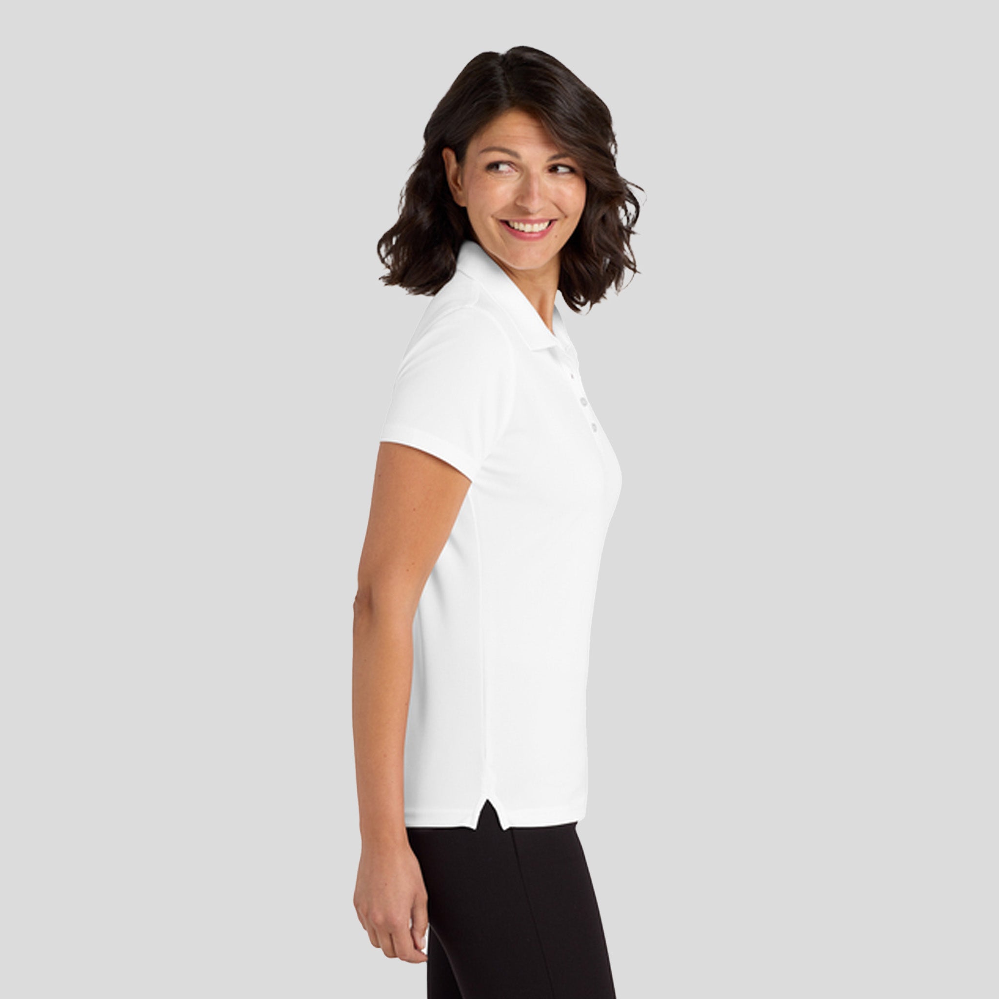 Women's Dry Zoneยฎ UV Micro-Mesh Polo | White