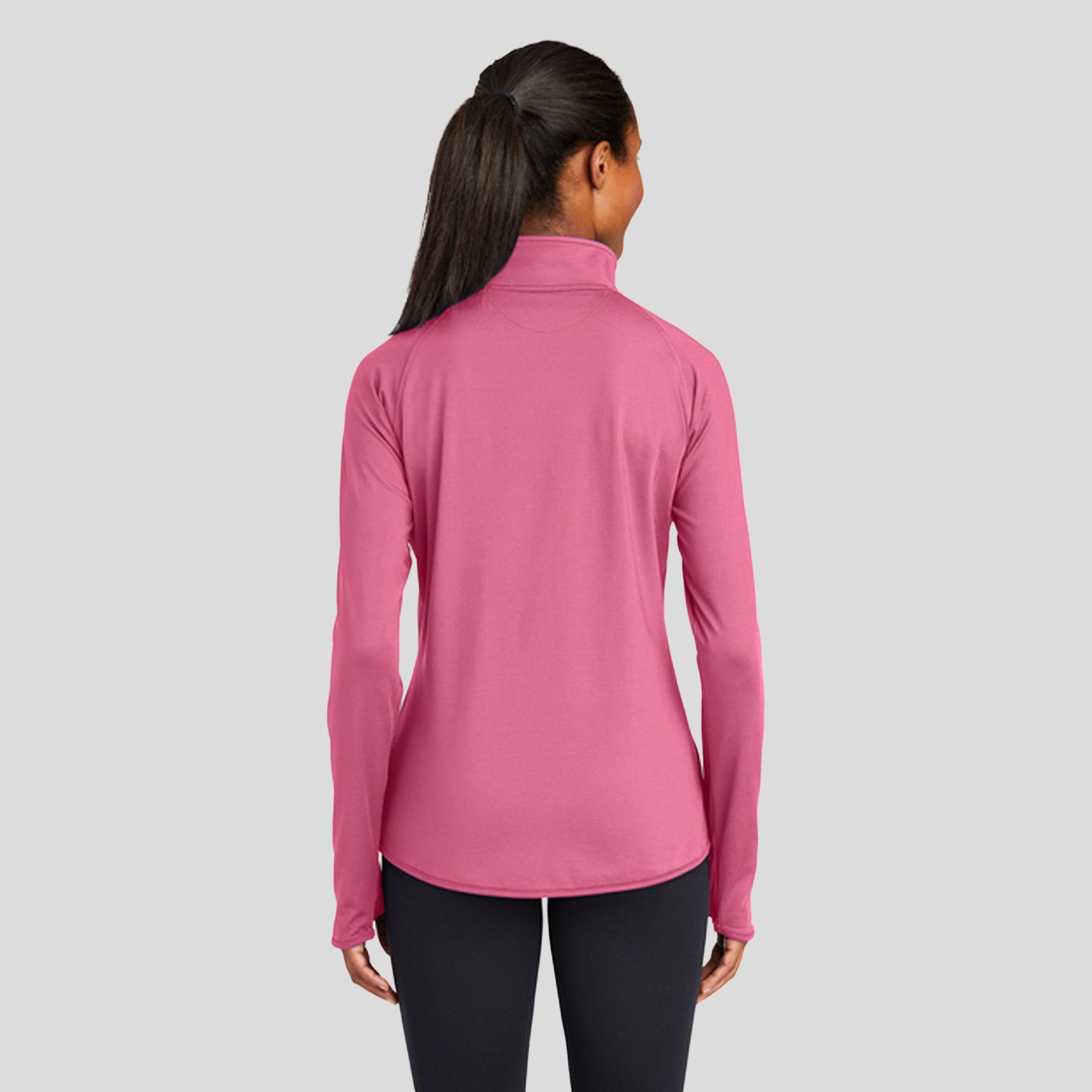 Women's Sport-Wickยฎ Stretch 1/4-Zip Pullover | Dusty Rose