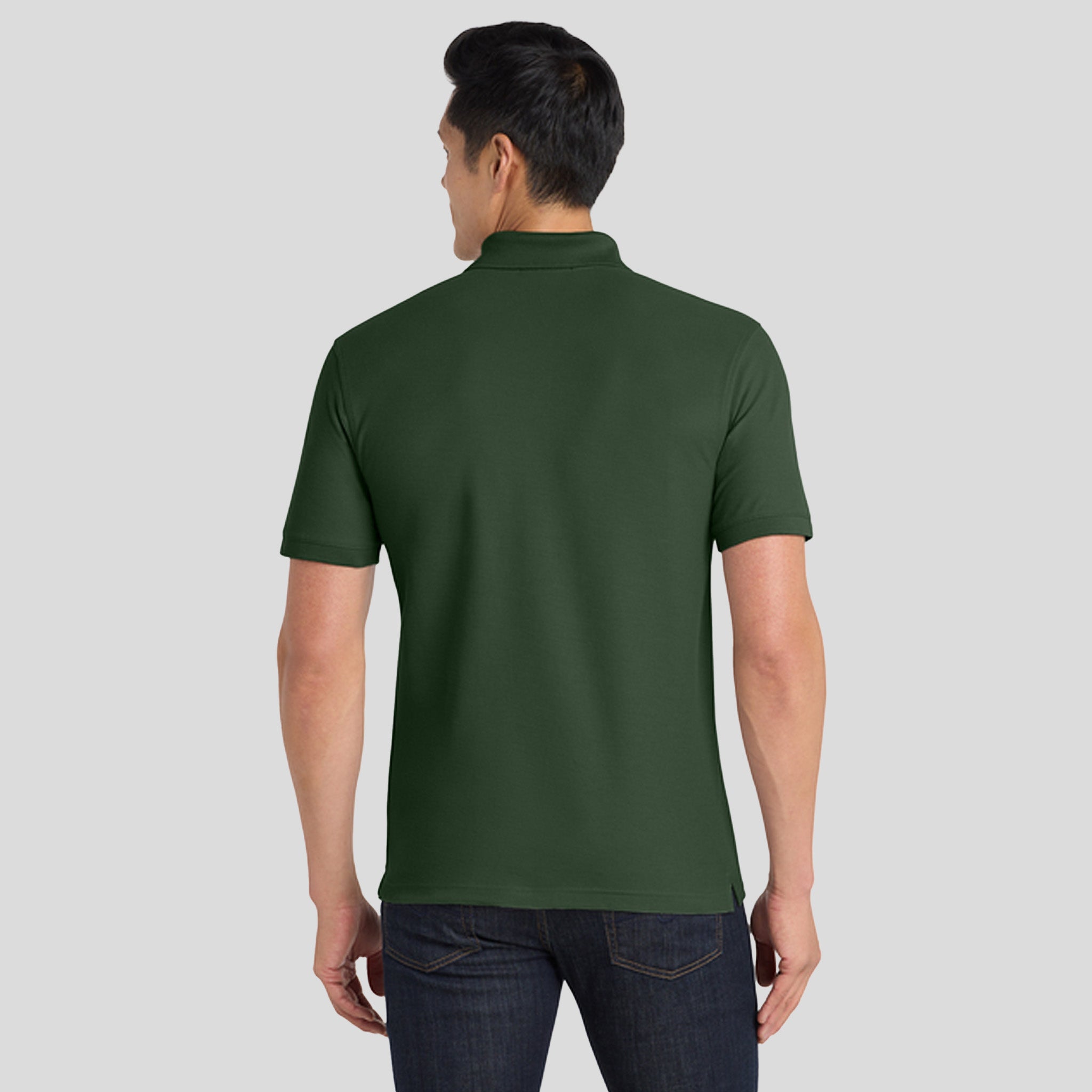 Men's Core Classic Pique Polo | Deep Forest Green