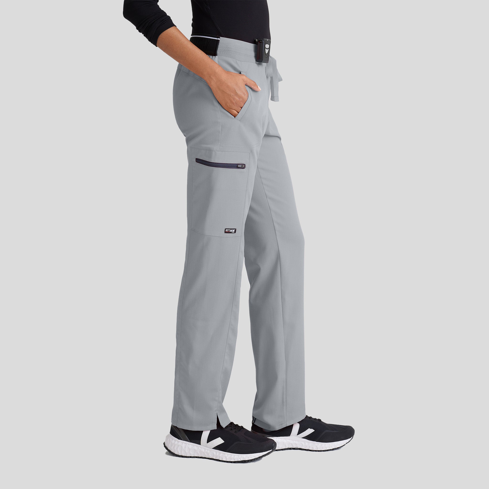 Kim 3-Pocket Mid-Rise Straight Leg Scrub Pant | Moonstruck