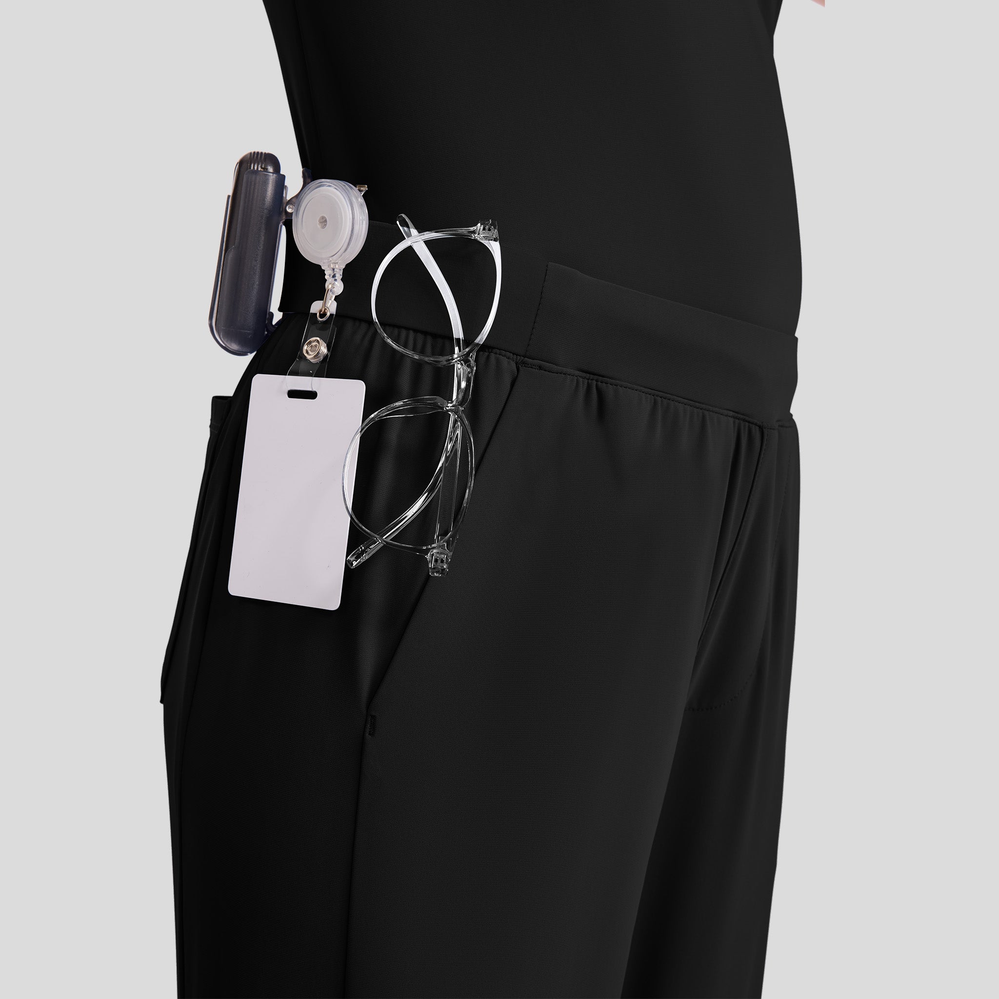 4-Pocket Straight Leg Pant | Black