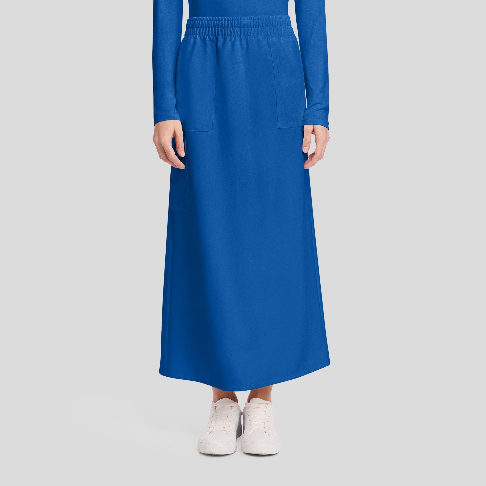 3-Pocket Maxi Scrub Skirt | Royal