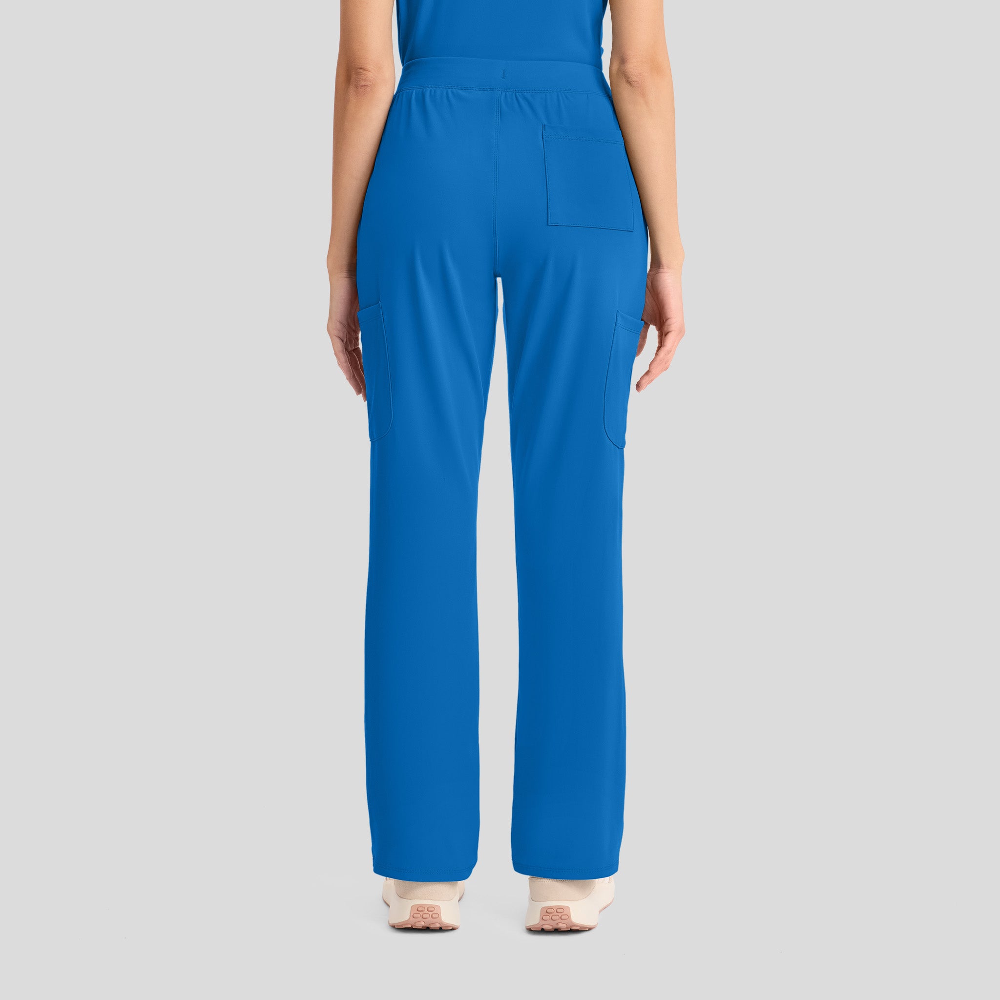 Achieve Pull-On Straight Leg Scrub Pant | True Blue