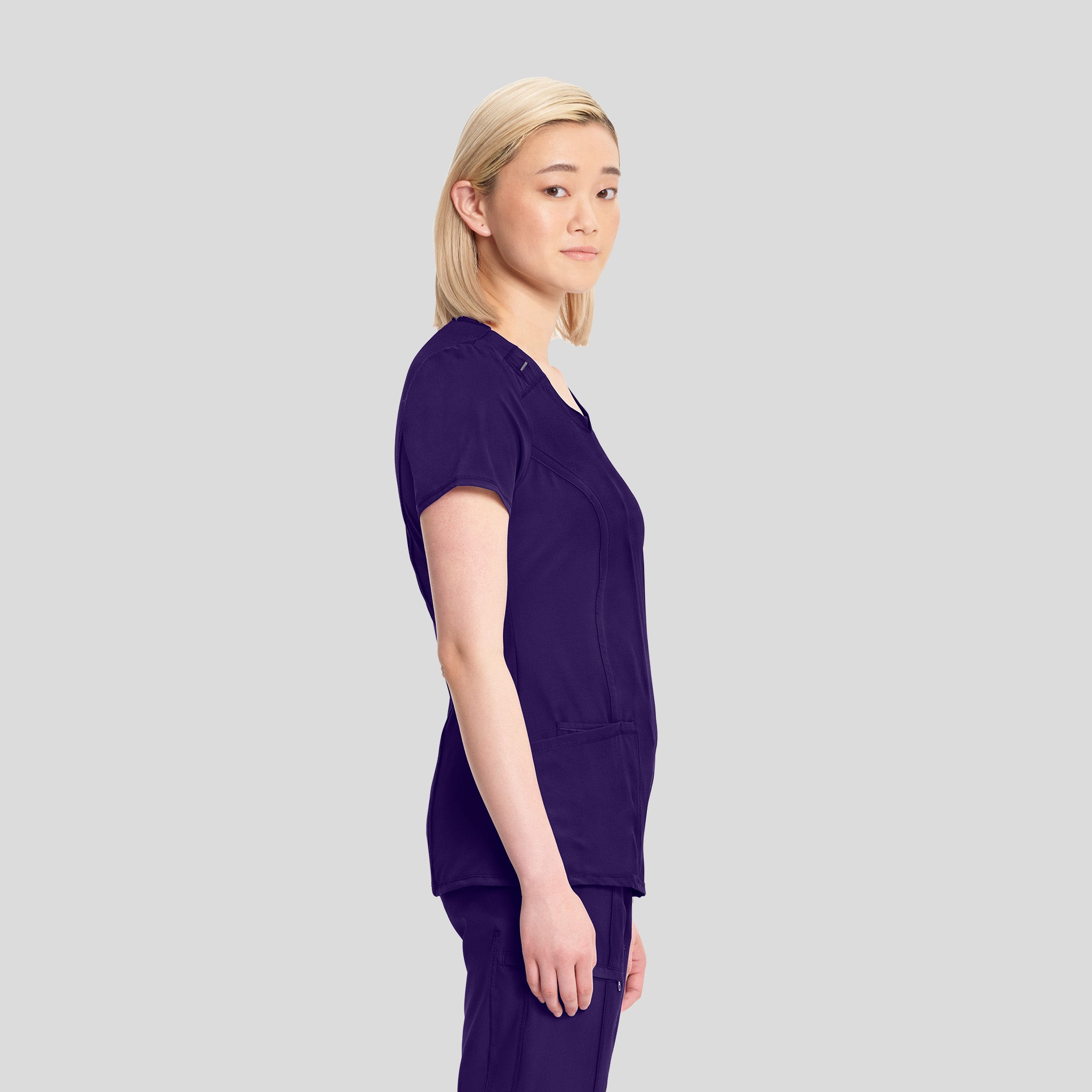 Women's Round Neck Top | Grape