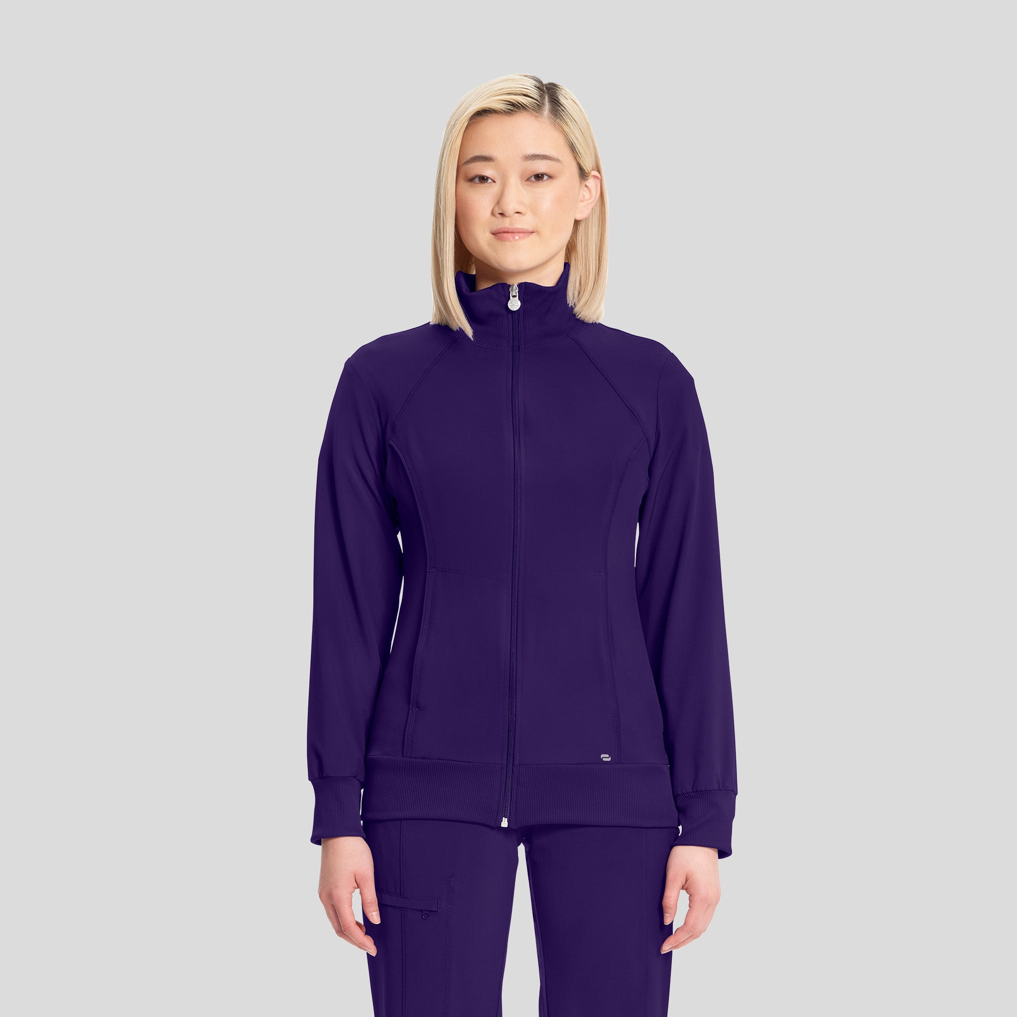 Women's Zip Front Warm-Up | Grape