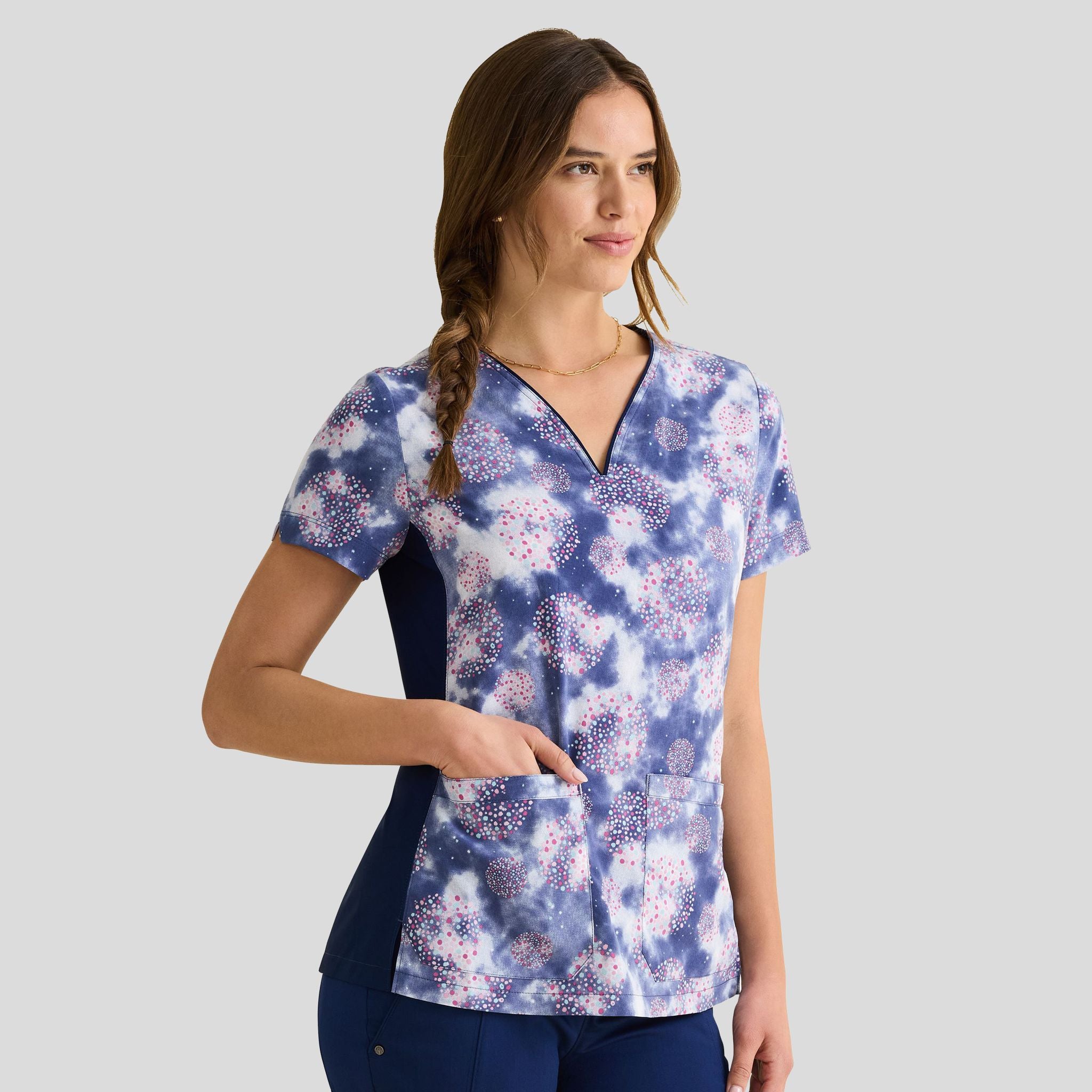 Jean Fantastical Dots Print Top | FSLD