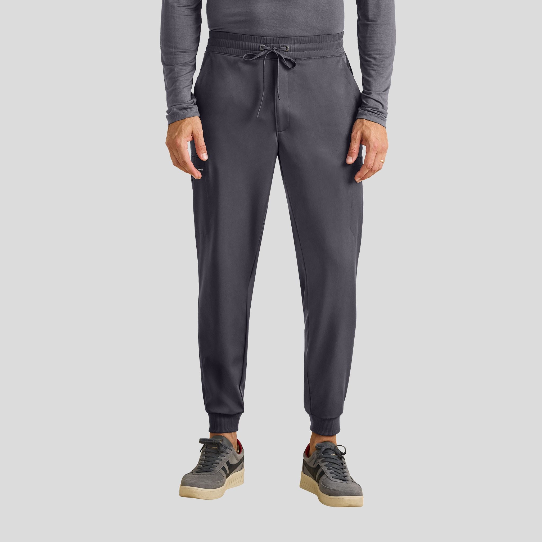 Men's Mid Rise Jogger Scrub Pant | Pewter