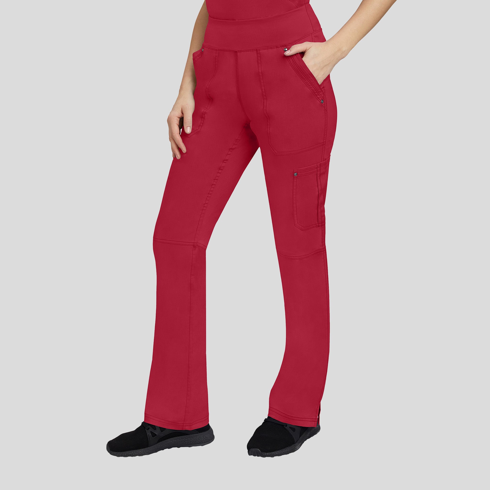 Tori Yoga Scrub Pant | Red
