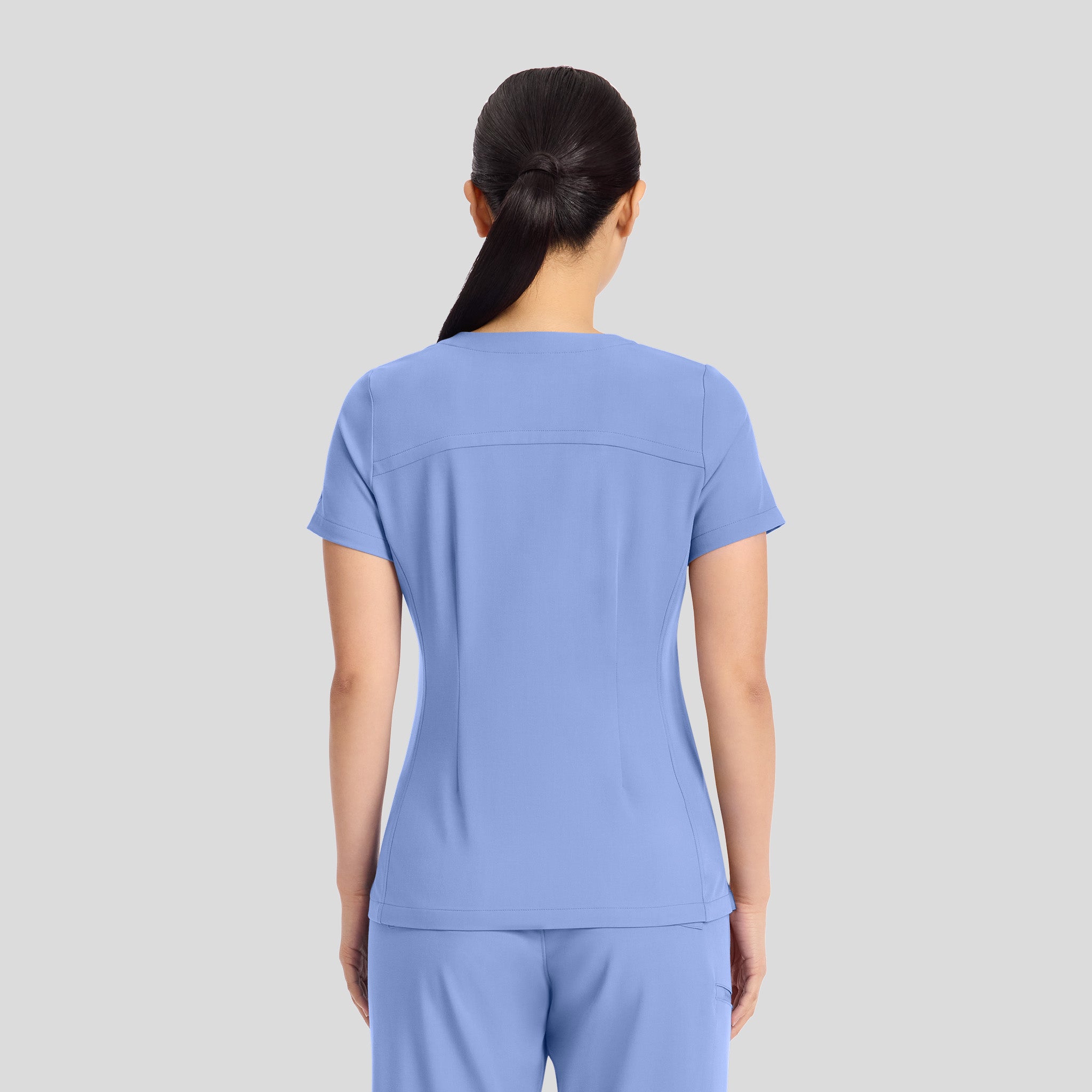 Women's Briana Y-Neck Scrub Top | Ciel