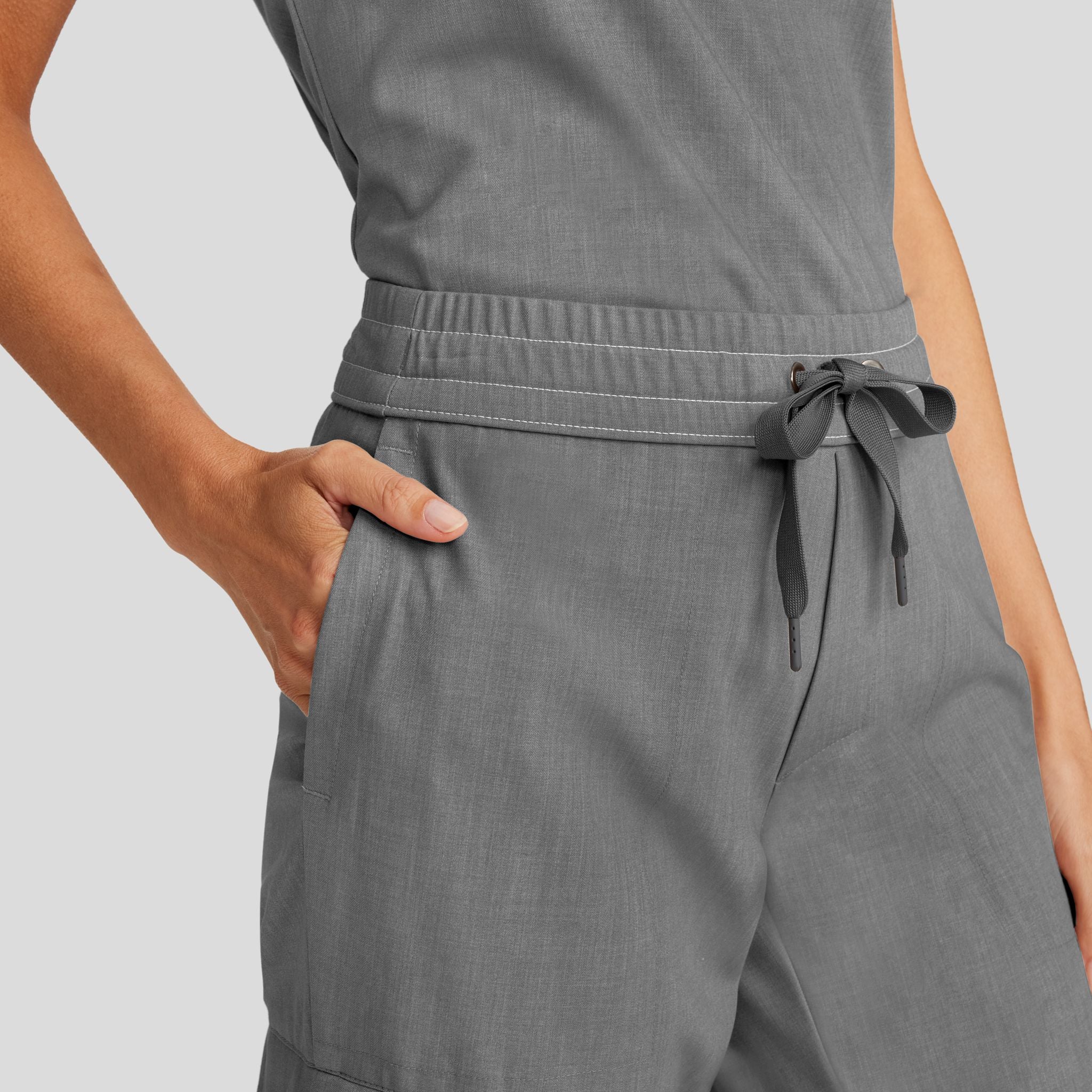 Women's Brandy Straight Leg Scrub Pant | Heather Ash