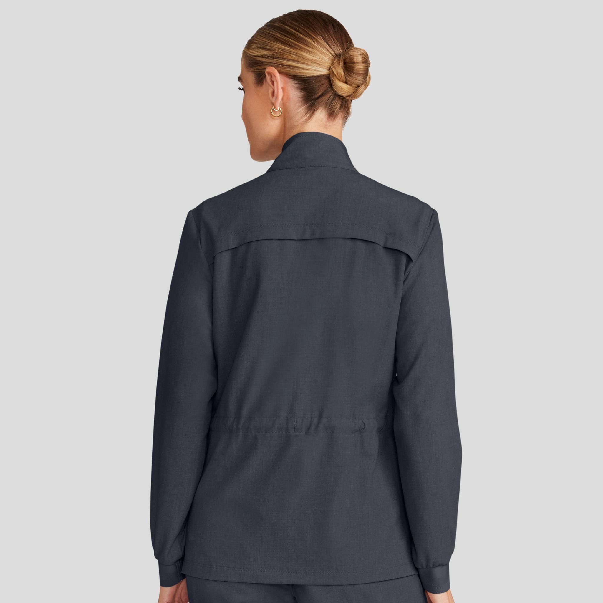 Women's Brooks Utility Scrub Jacket | Pewter