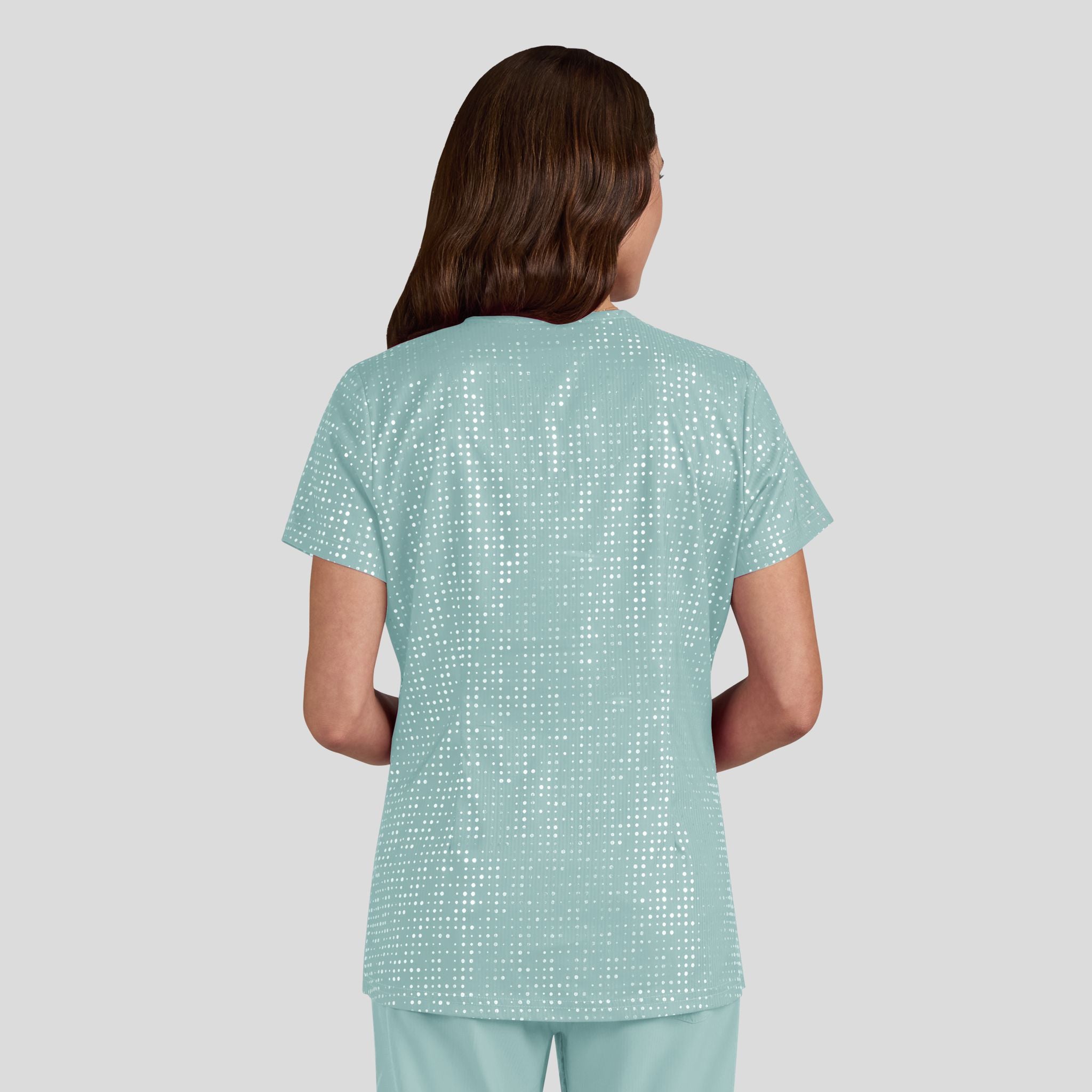 Velora Top | Iridescent Sage