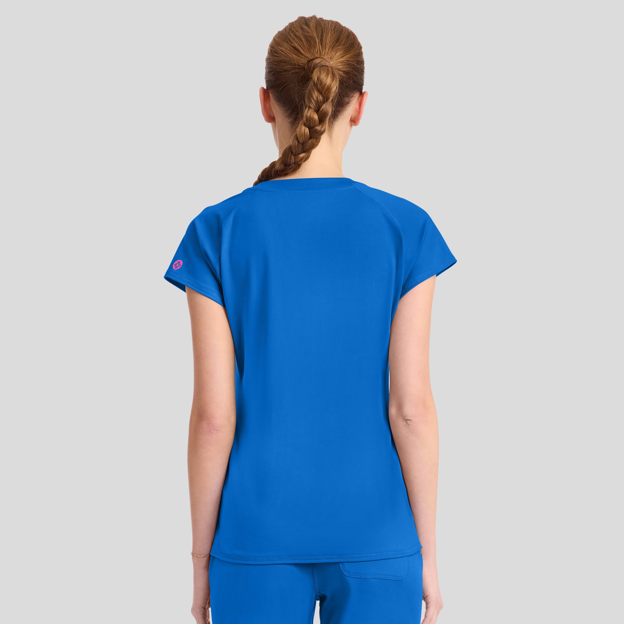 3-Pocket STRETCH V-Neck Scrub Top | Royal