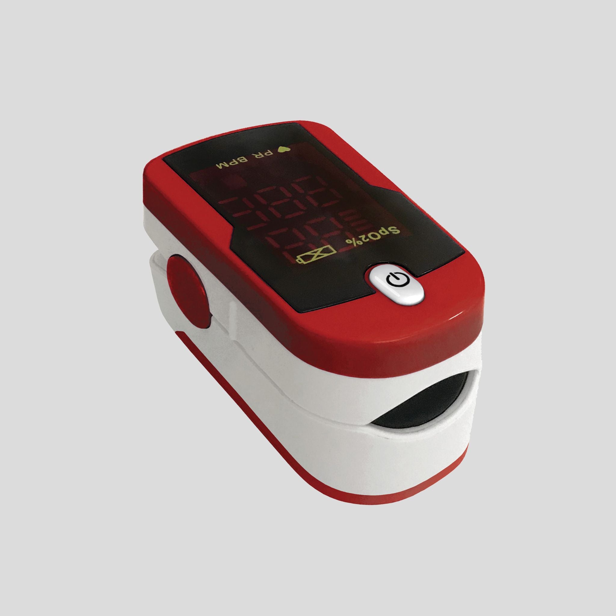 PRESTIGEMEDICAL_456_FINGERTIP_PULSE_OXIMETER_RED_WHITE