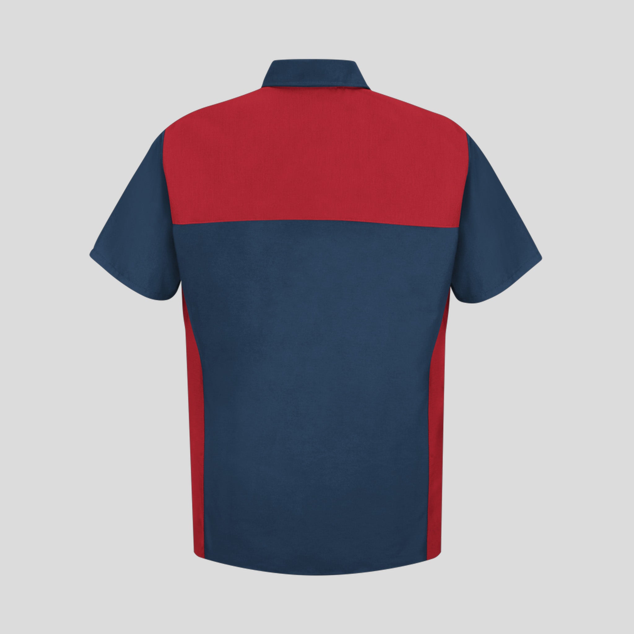 Short Sleeve Motorsports Shirt | Red/Navy
