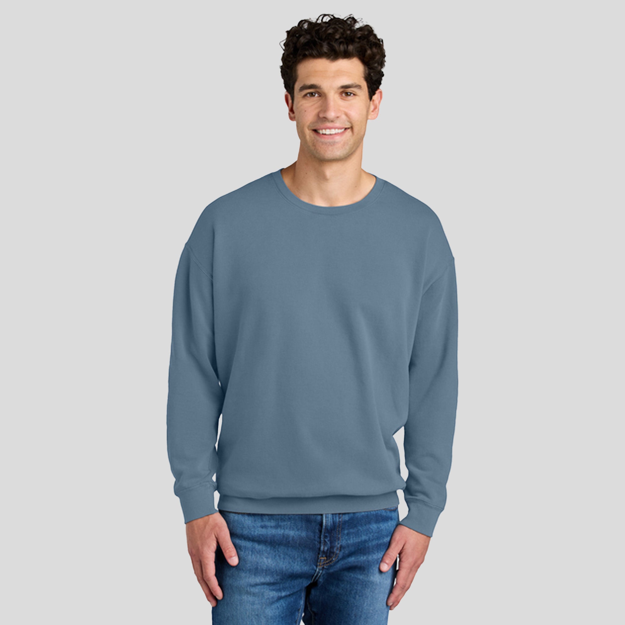 Lightweight Crewneck Sweatshirt | Blue Jean