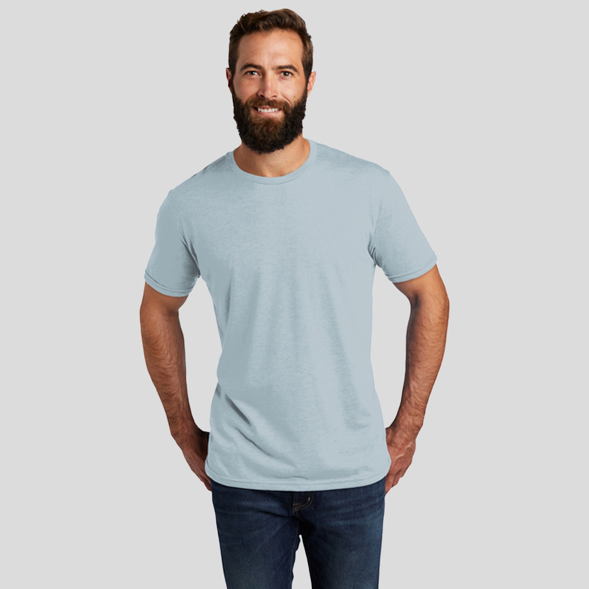 Unisex Tri-Blend Tee | I Like You Blue