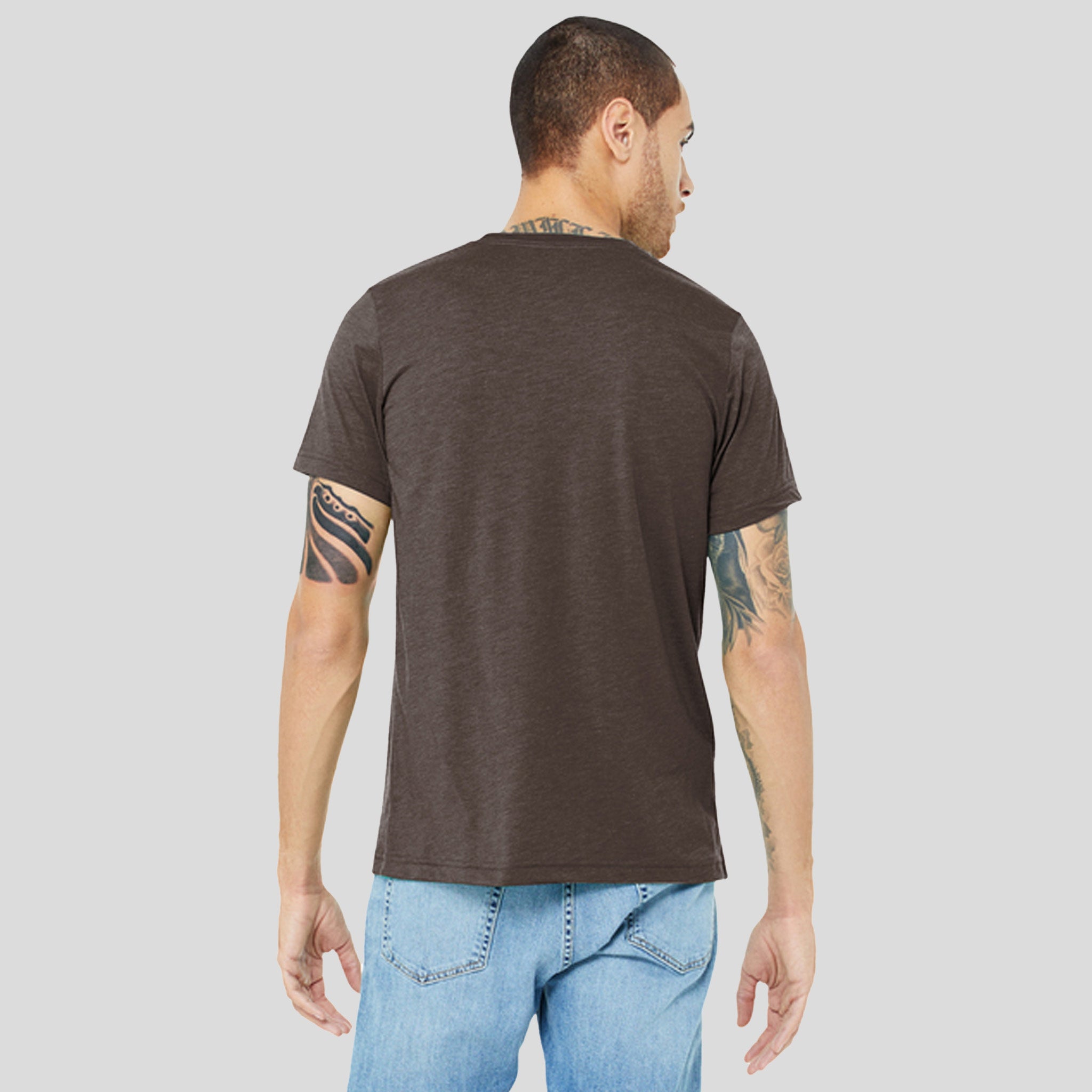 Unisex Triblend Short Sleeve Tee | Brown Triblend