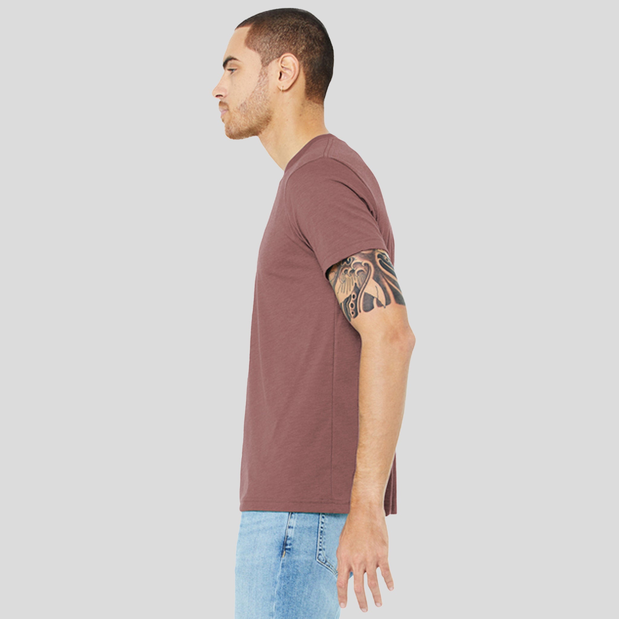Unisex Triblend Short Sleeve Tee | Mauve Triblend
