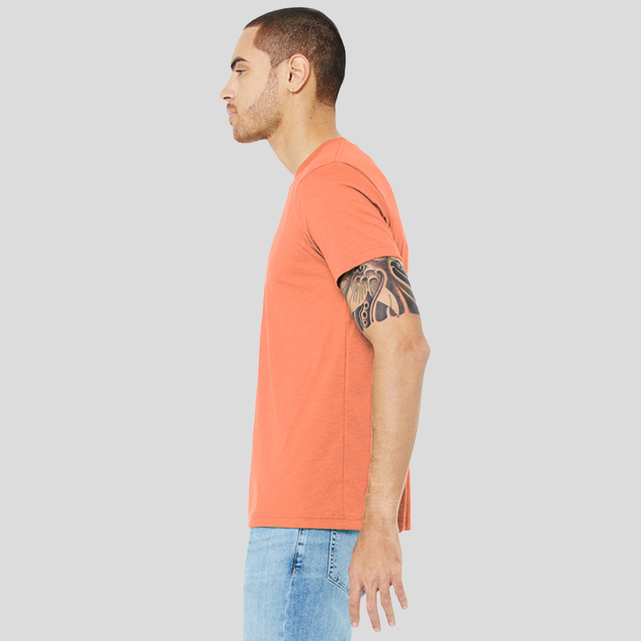 Unisex Triblend Short Sleeve Tee | Orange Triblend