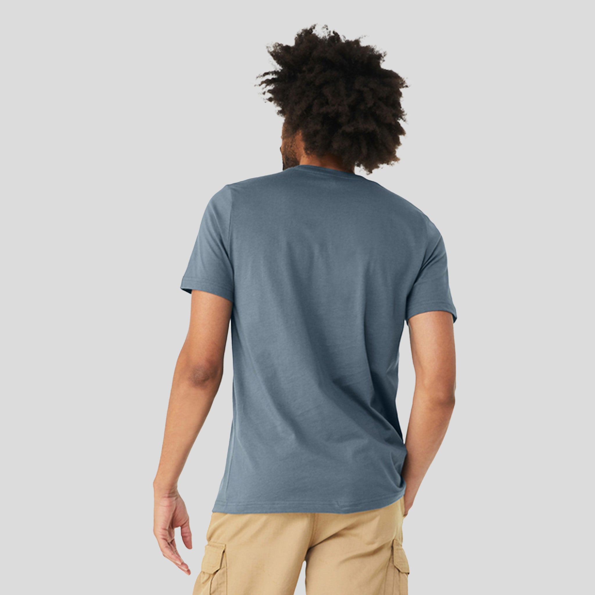 Unisex Triblend Short Sleeve Tee | Solid Slate Triblend
