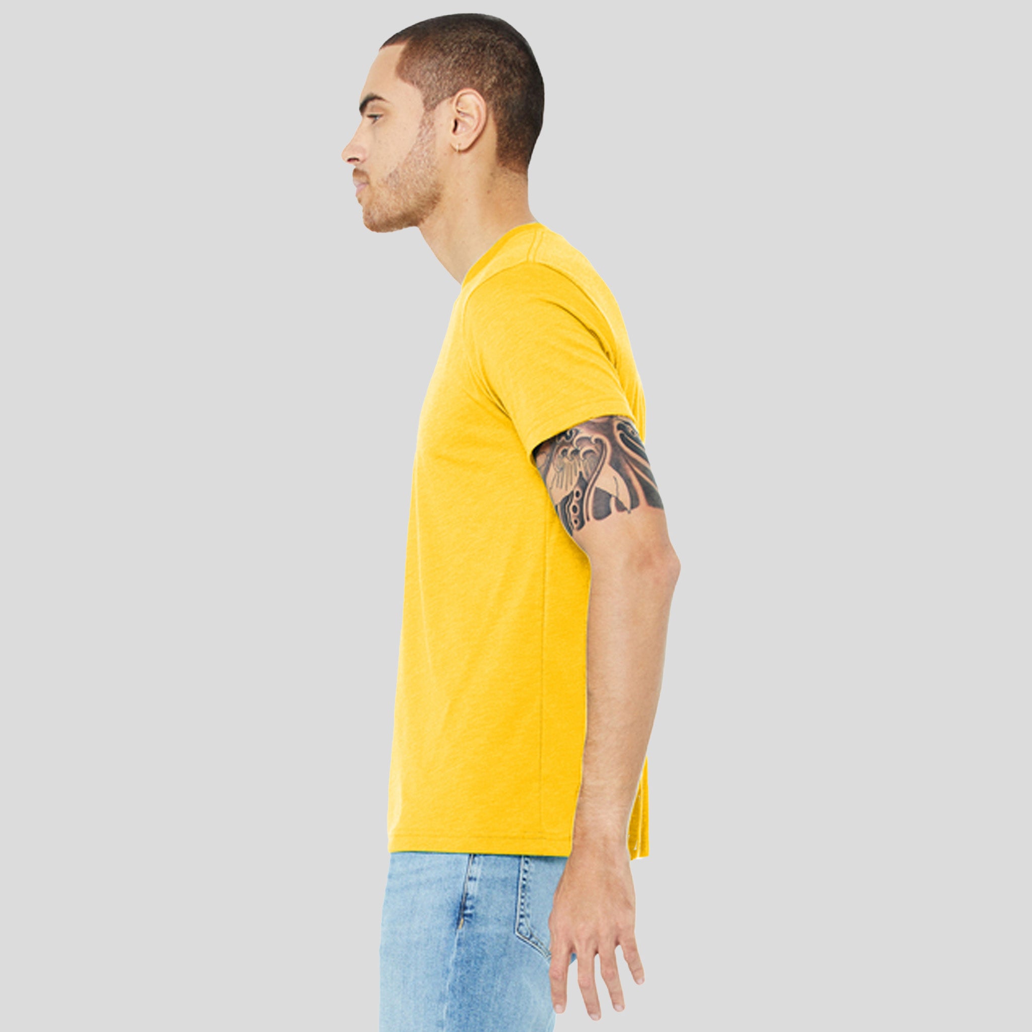 Unisex Triblend Short Sleeve Tee | Yellow Gold Triblend