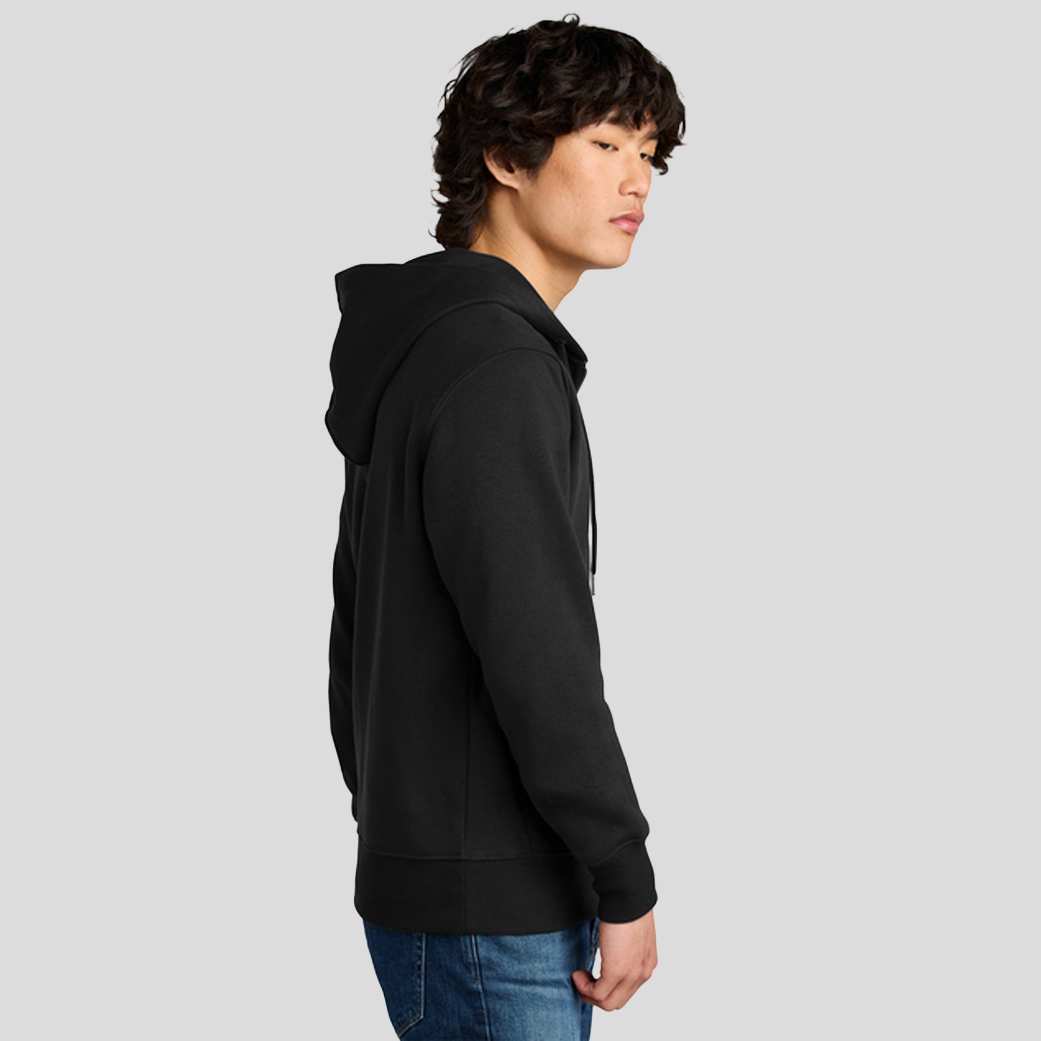 Perfect Weight® Fleece Full-Zip Hoodie | Jet Black