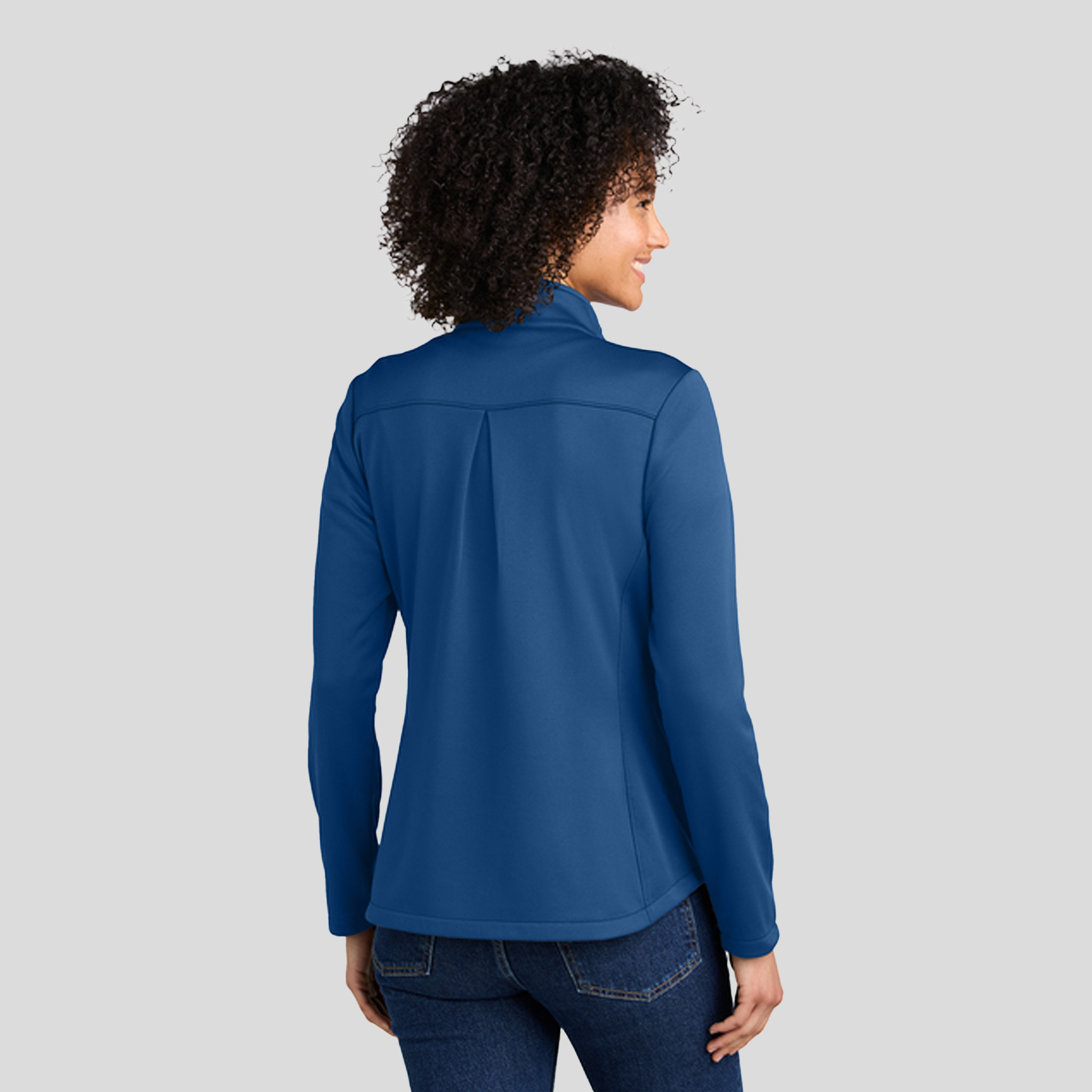 Women’s Smooth Mid Layer Fleece 1/2-Zip | Cobalt Blue