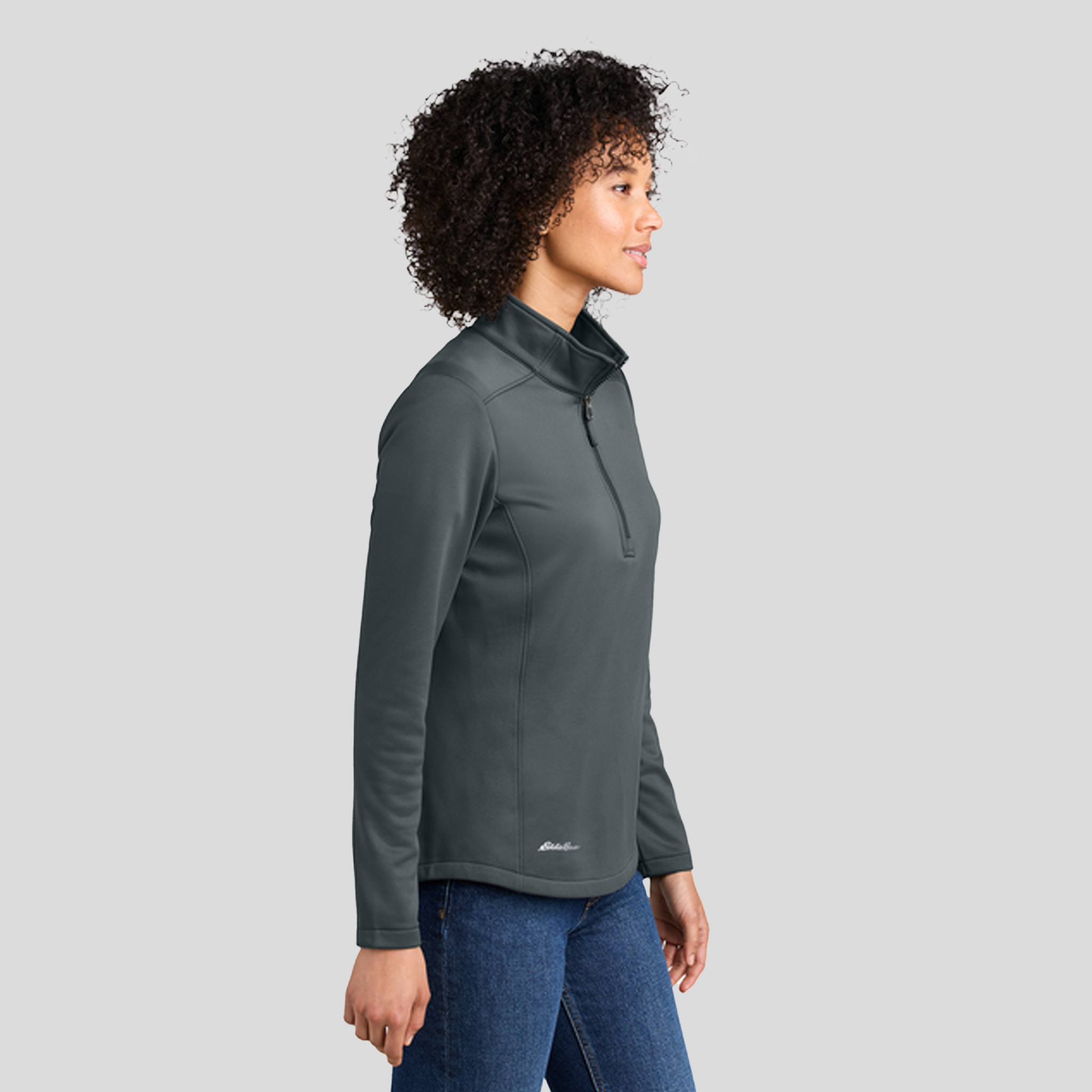 Women’s Smooth Mid Layer Fleece 1/2-Zip | Iron Gate