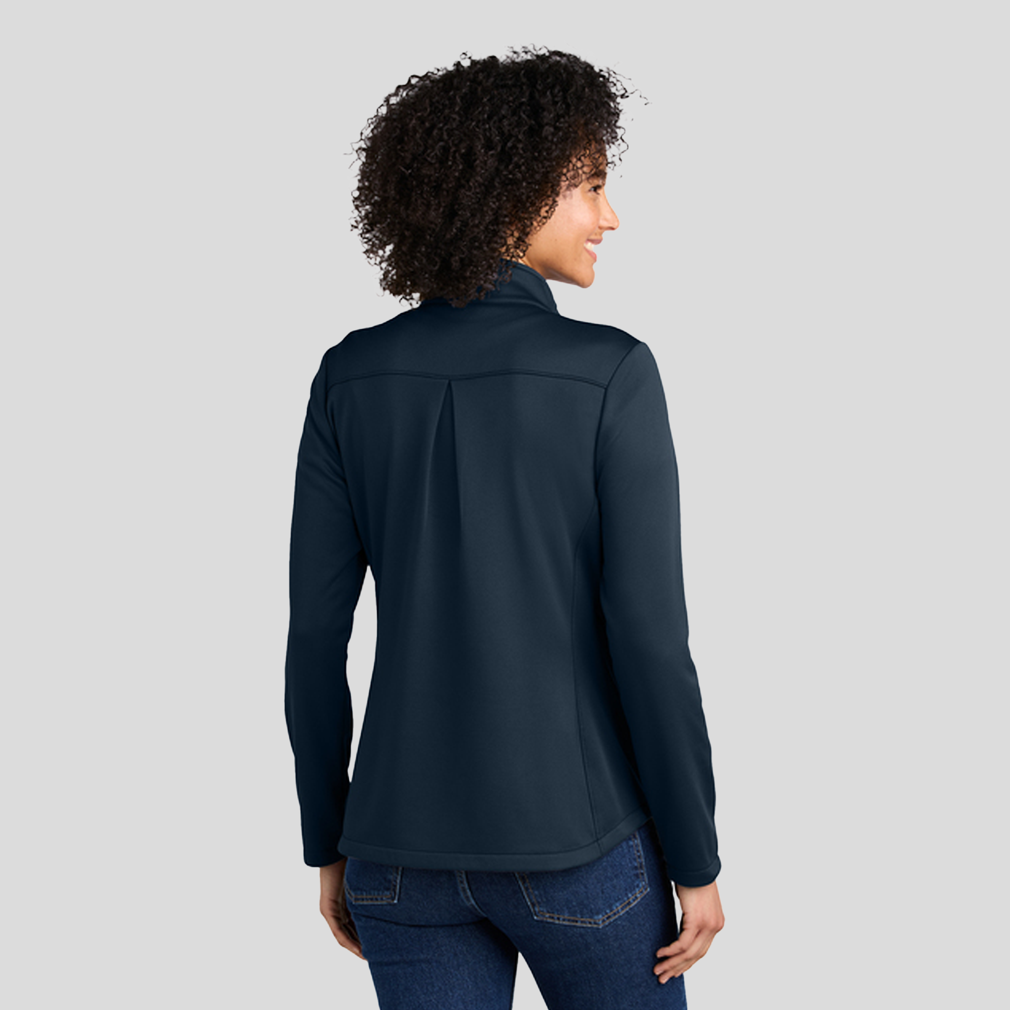 Women’s Smooth Mid Layer Fleece 1/2-Zip | River Blue Navy