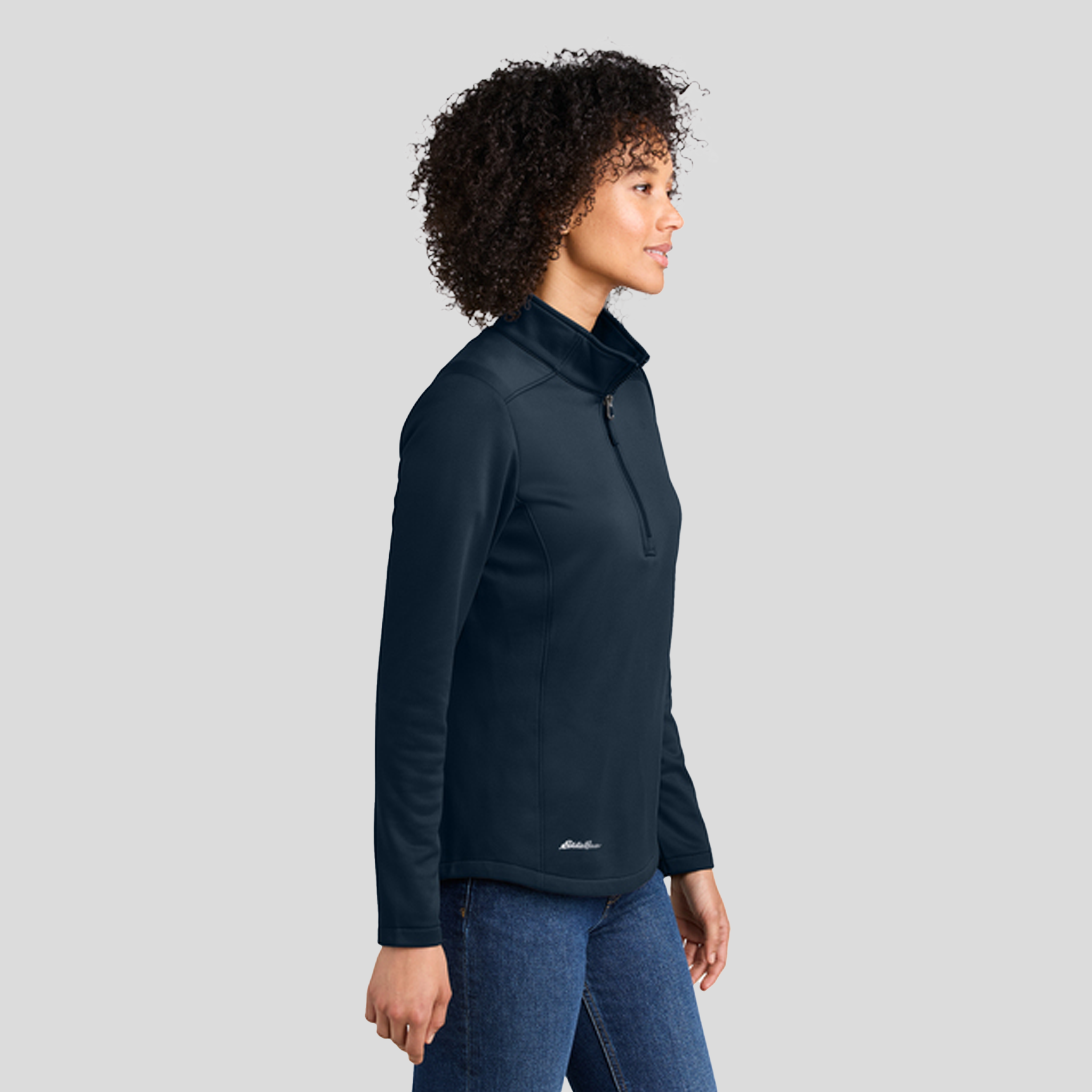 Women’s Smooth Mid Layer Fleece 1/2-Zip | River Blue Navy