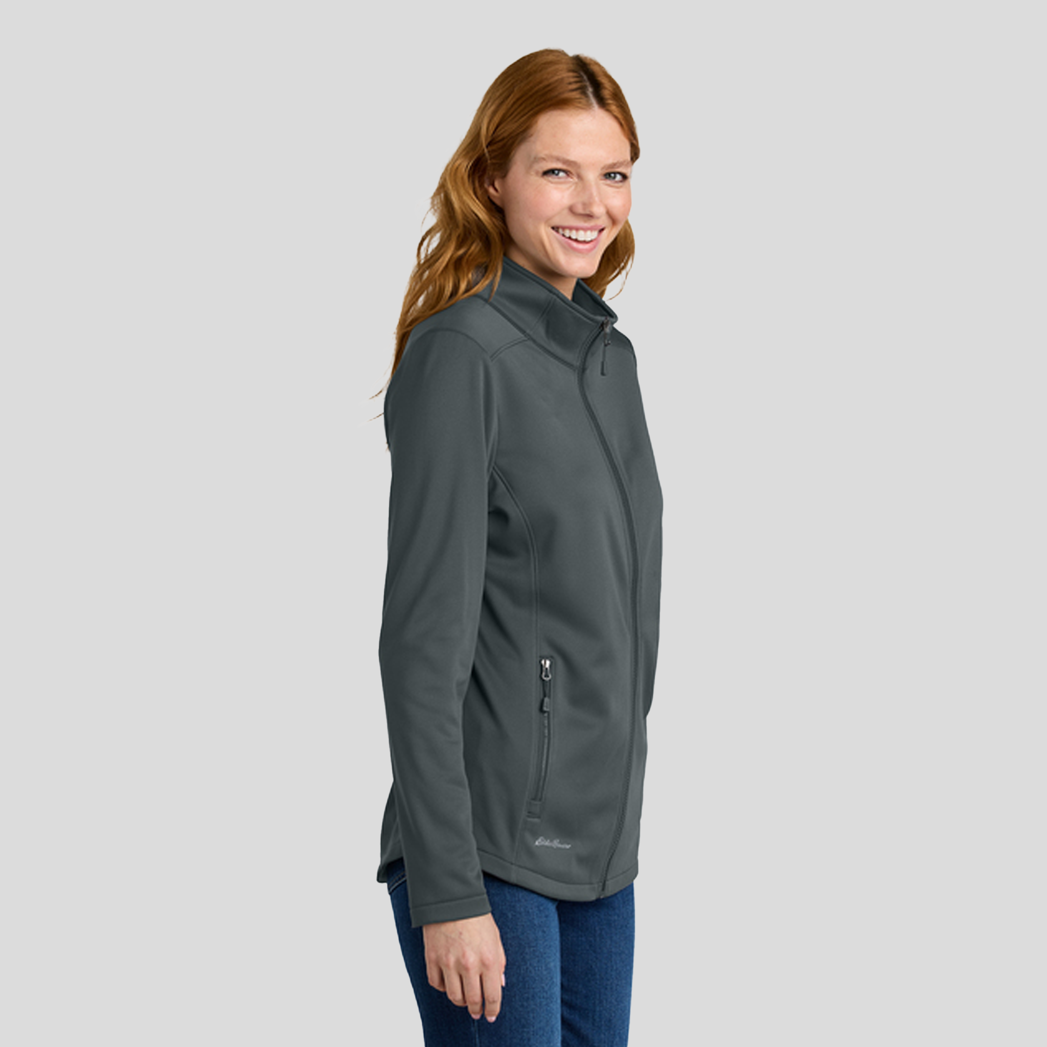 Women’s Smooth Mid Layer Fleece Full-Zip | Iron Gate