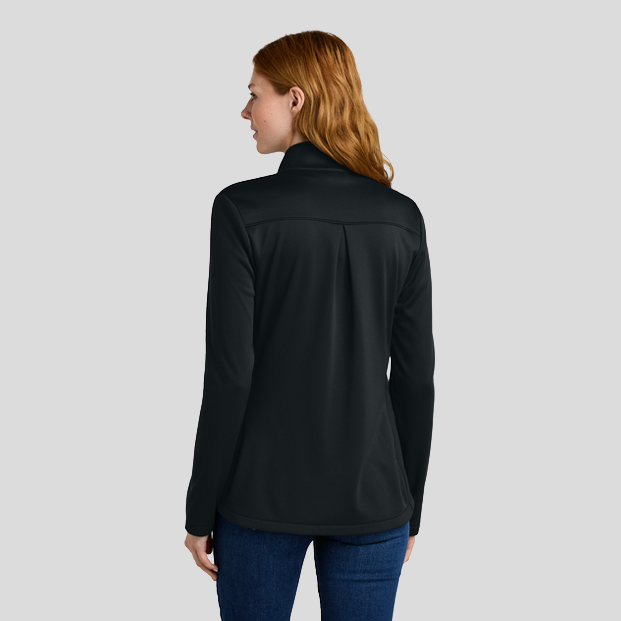 Women’s Smooth Mid Layer Fleece Full-Zip | Black