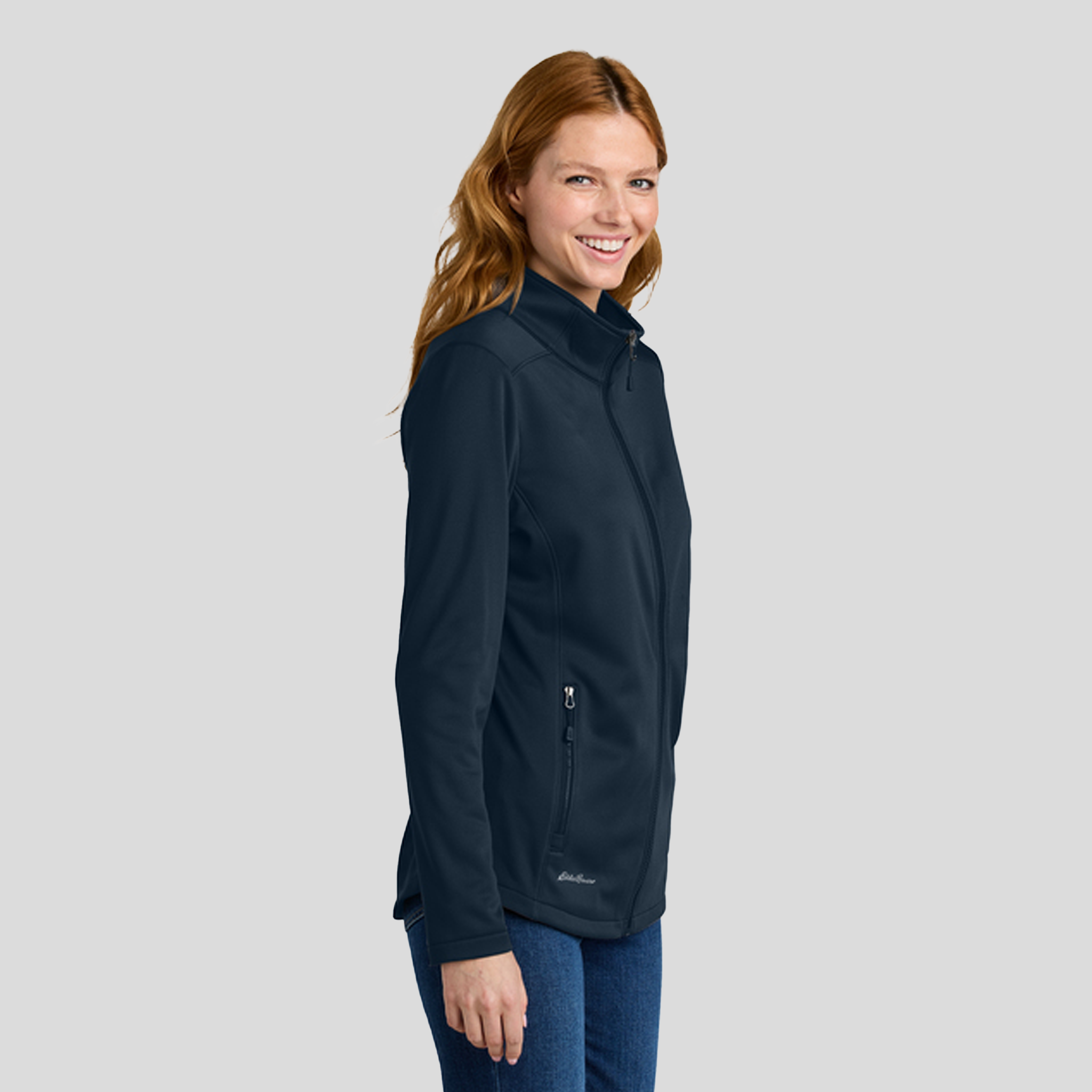 Women’s Smooth Mid Layer Fleece Full-Zip | River Blue Navy