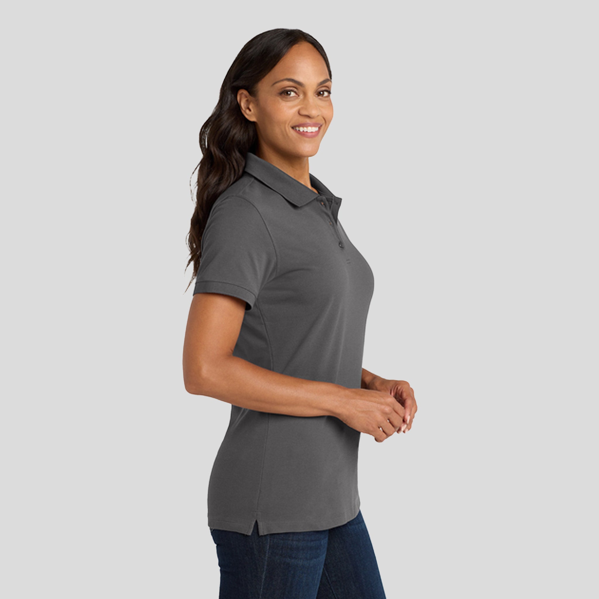 Women's EZCotton® Polo | Sterling Grey