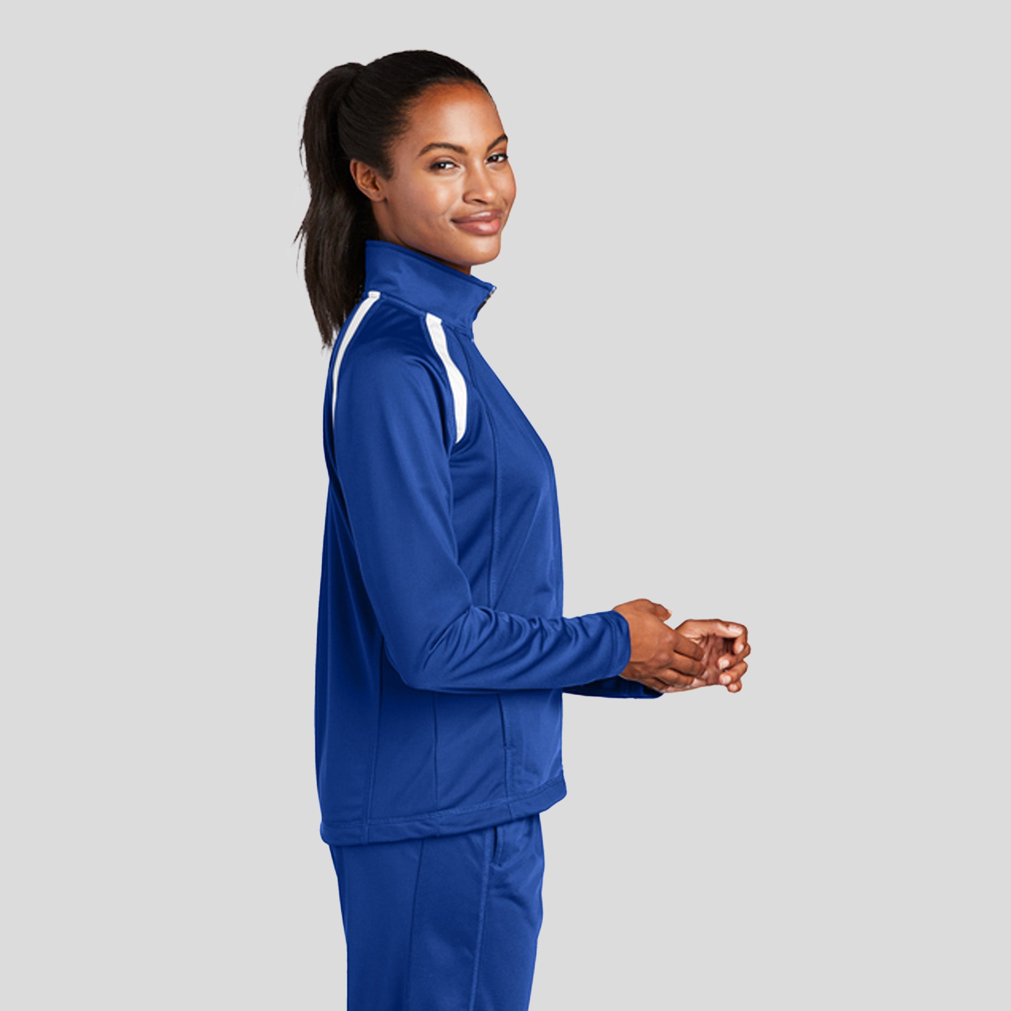 Women's Tricot Track Jacket | True Royal/White