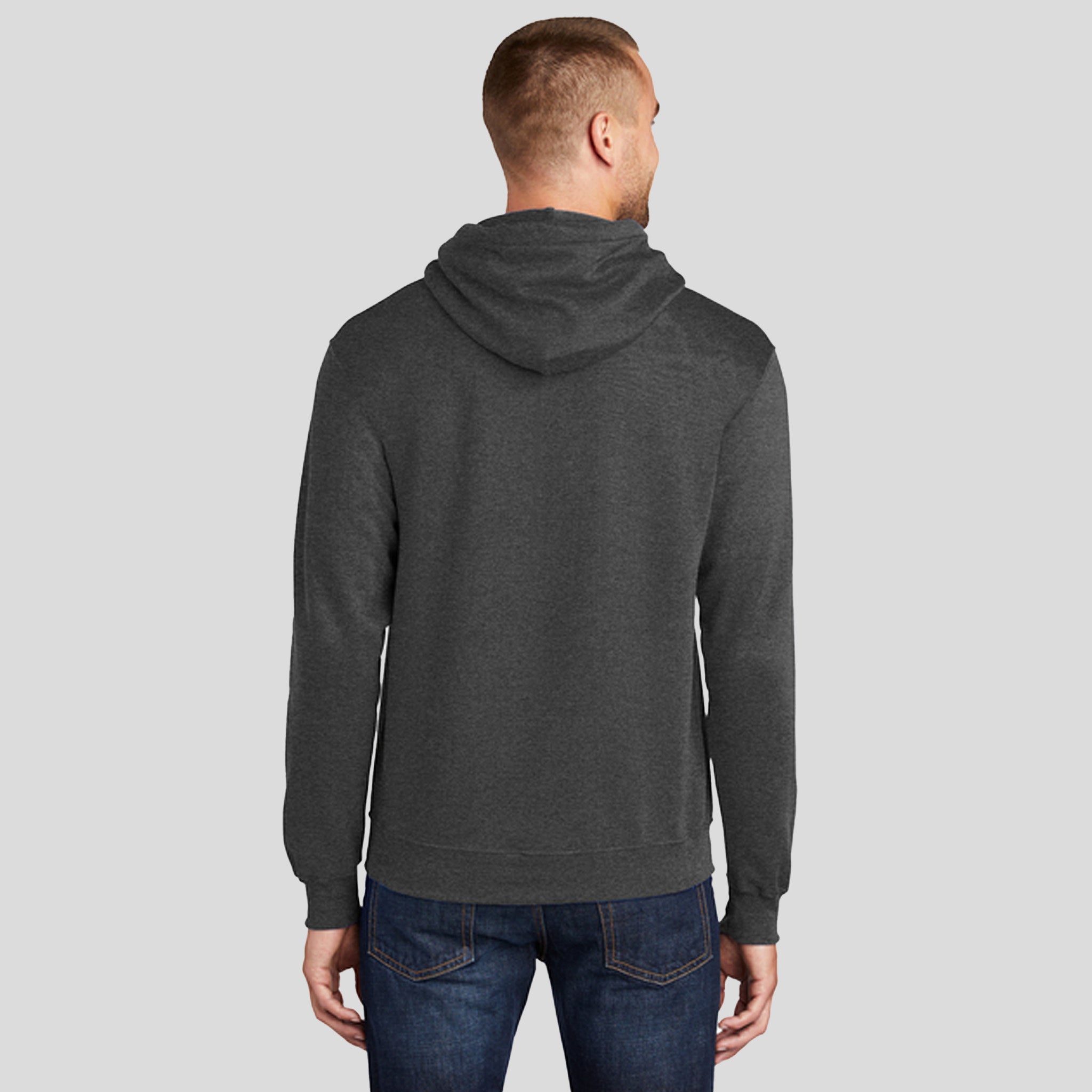 Tall Core Fleece Pullover Hooded Sweatshirt | Black Heather