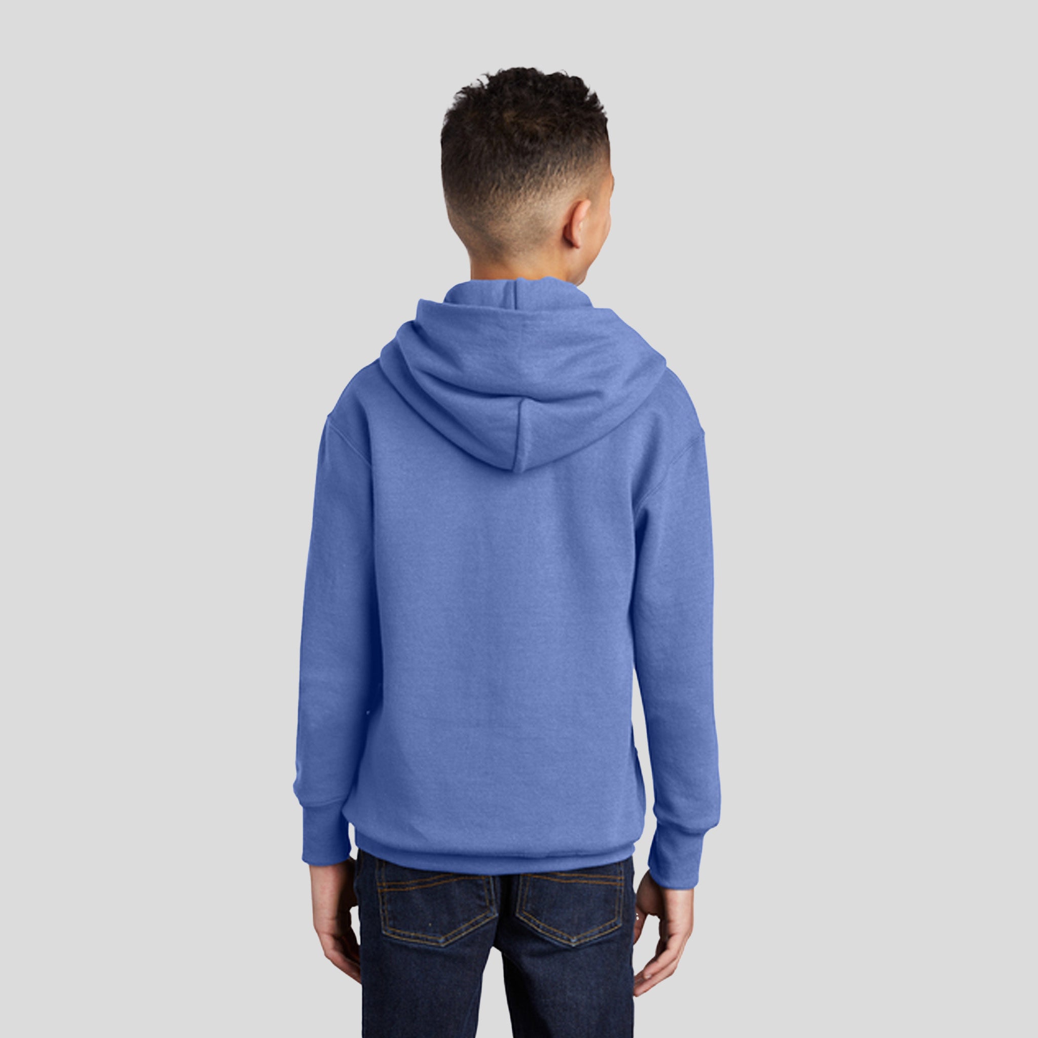 Youth Core Fleece Pullover Hooded Sweatshirt | Carolina Blue