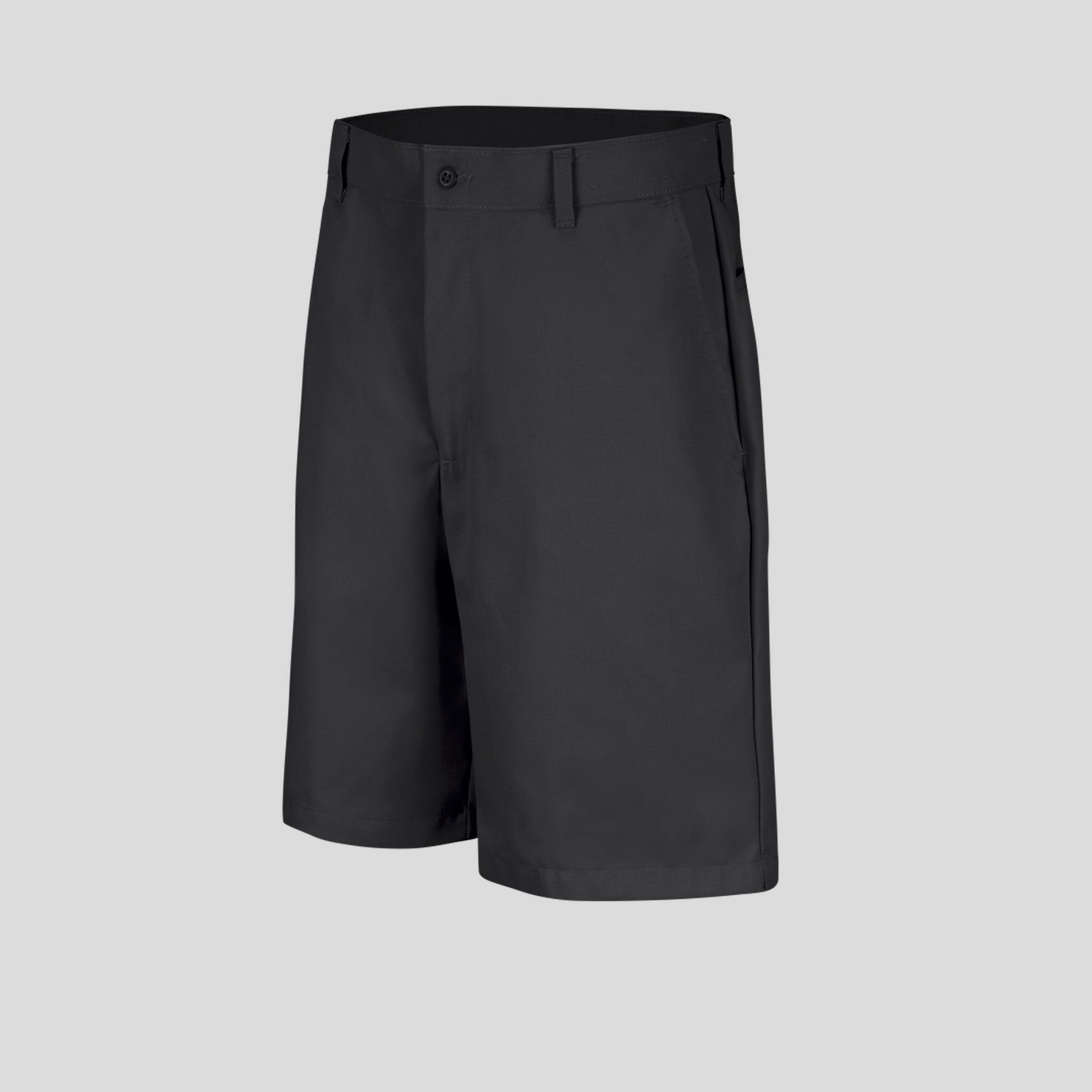 Men's Plain Front Shorts | Black