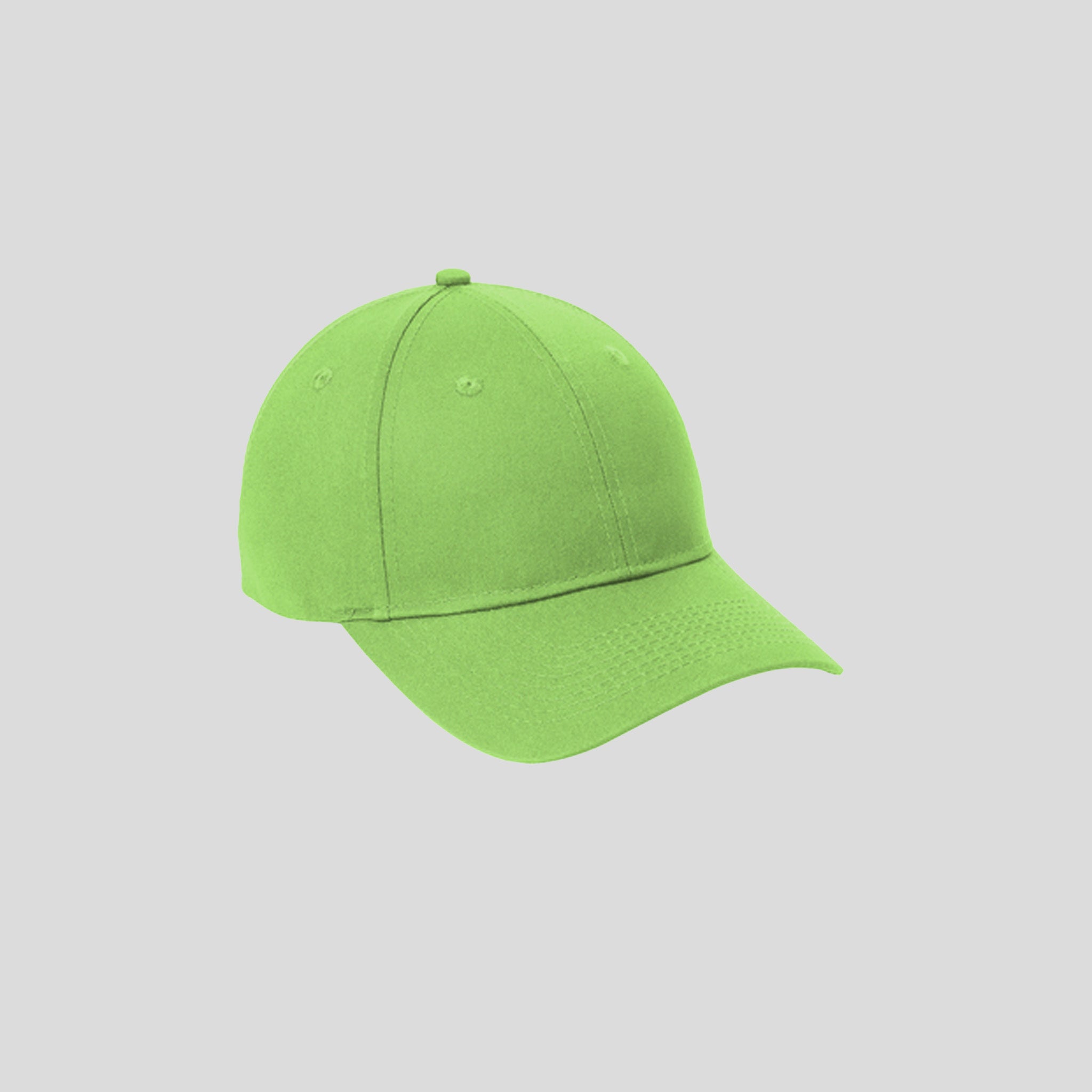 Six-Panel Twill Cap | Lime