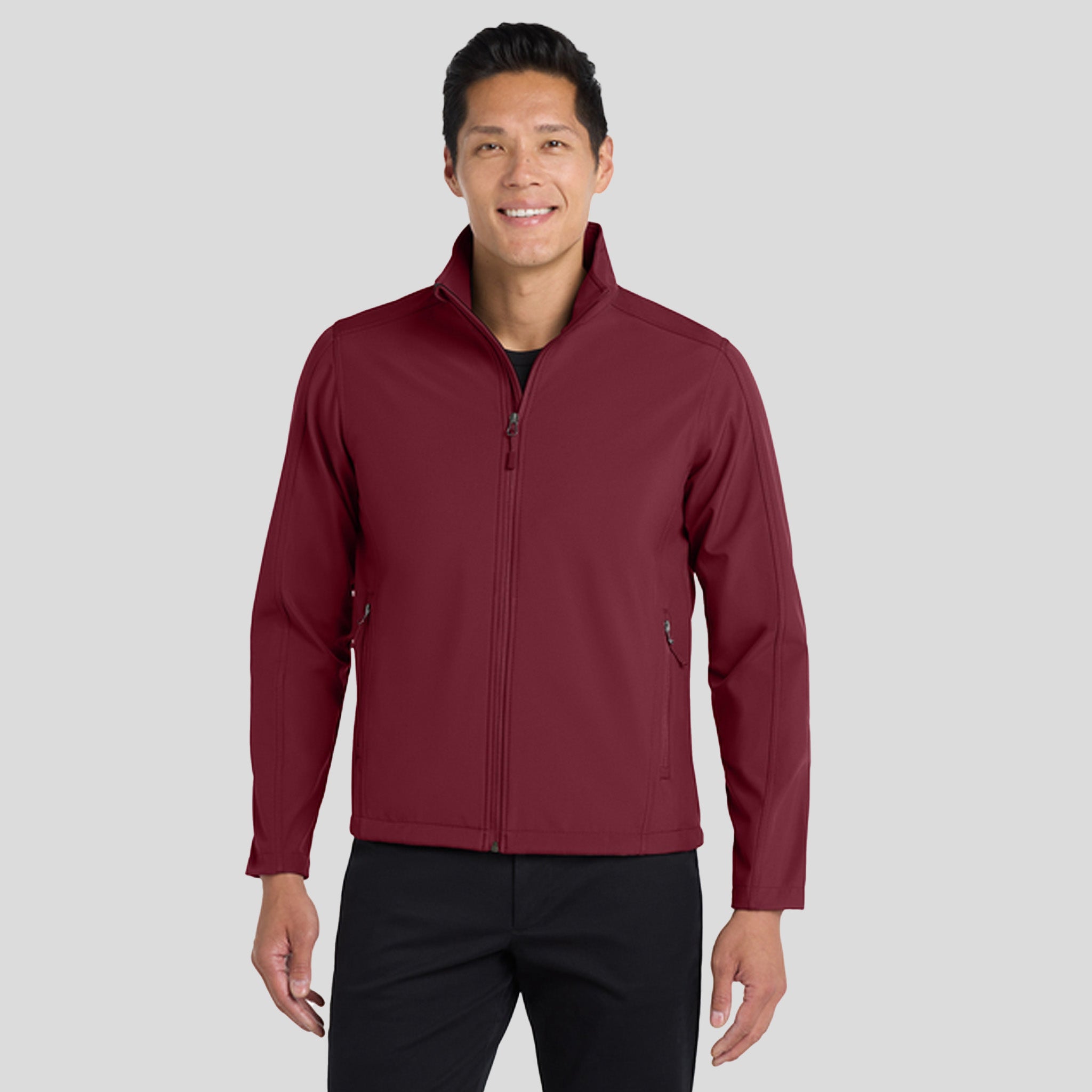 Men's Core Soft Shell Jacket | Maroon