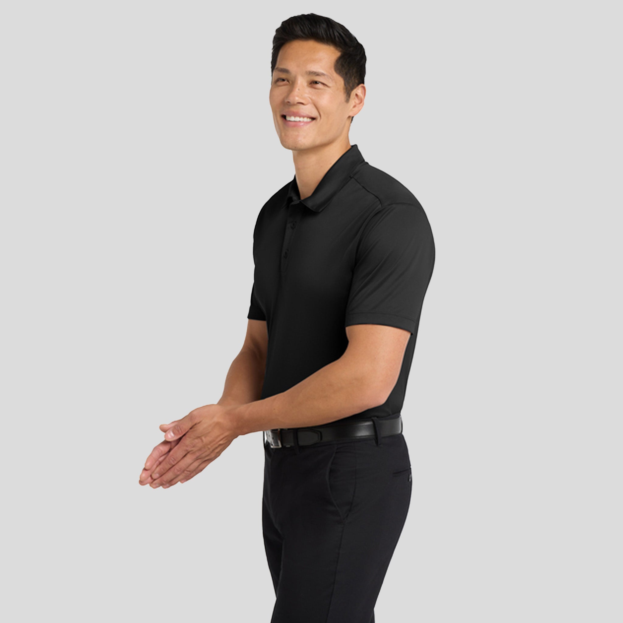 Men's Silk Touch™ Performance Polo | Black