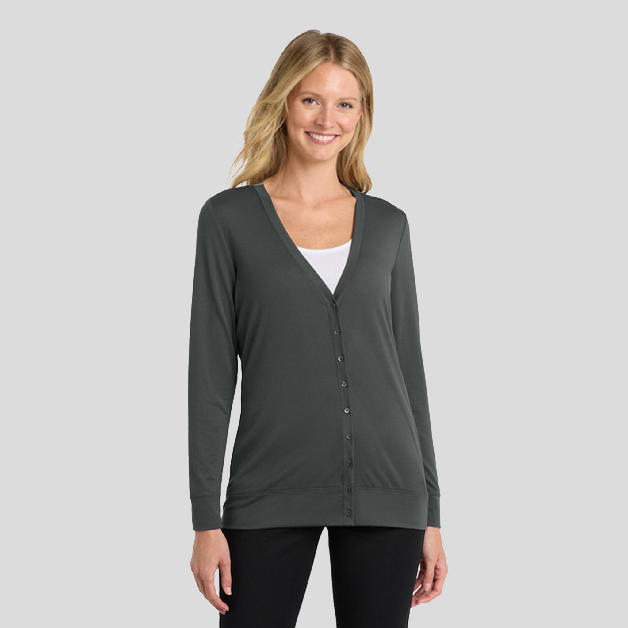 Women's Concept Cardigan | Grey Smoke