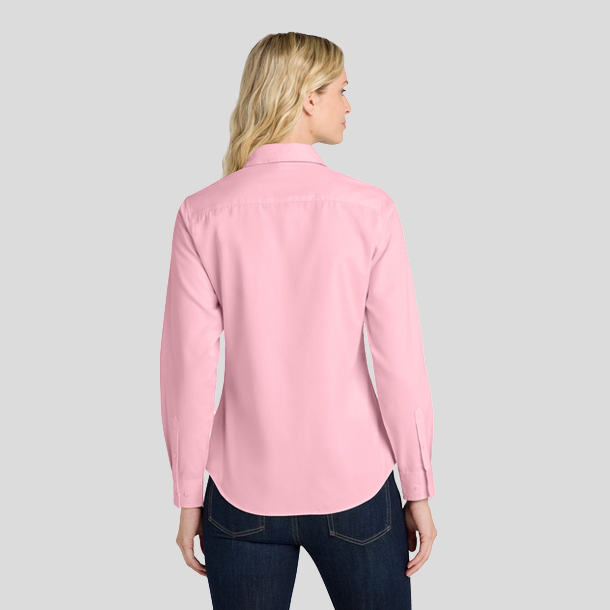 Women's Long Sleeve Easy Care Shirt | Light Pink